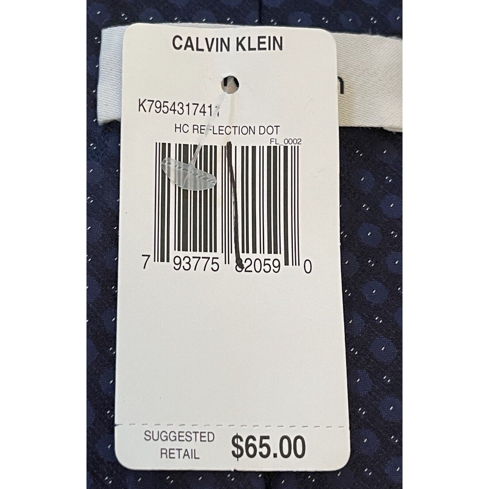 Calvin Klein Calvin Klein Blue 100% Silk Men’s Neck Tie Made In China Size ONE SIZE - 8 Thumbnail