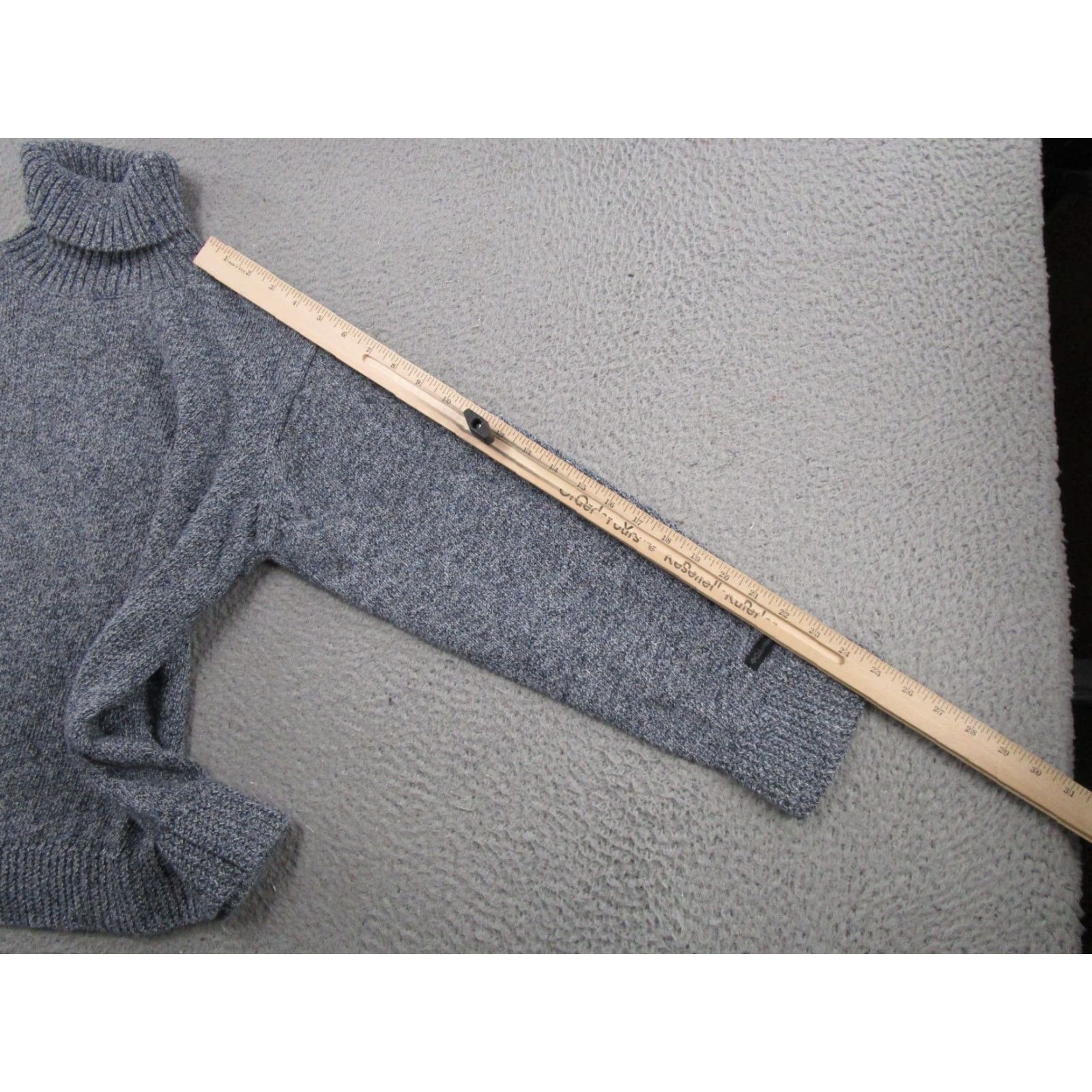 Vintage VINTAGE Columbia Turtleneck Pullover Knit Heavy Sweater Womens XL Blue VTG Y2K Size XL / US 12-14 / IT 48-50 - 6 Thumbnail