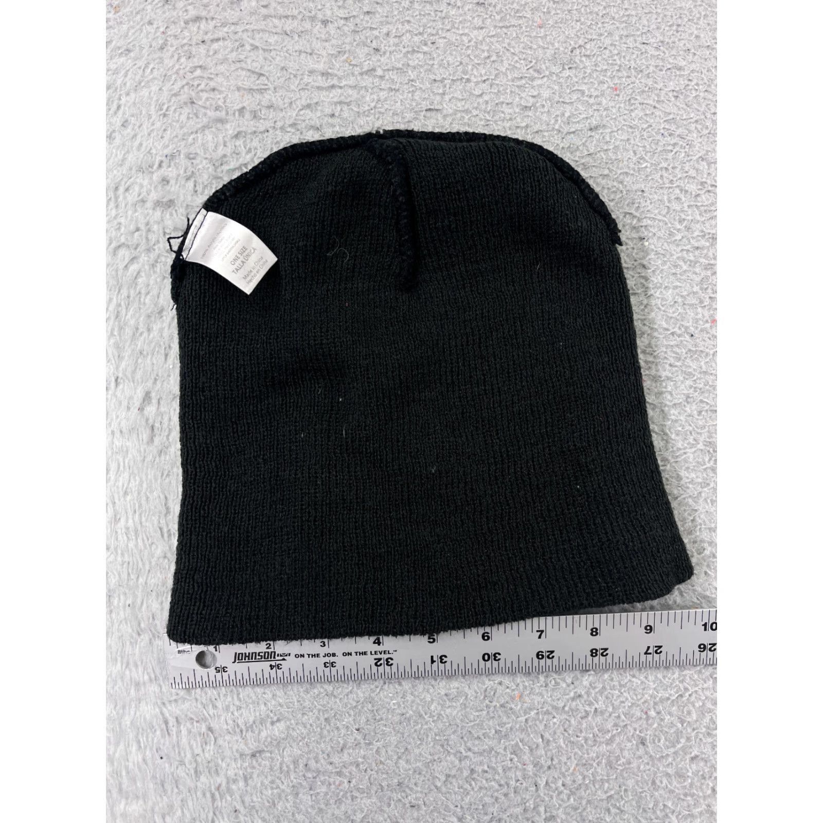 Vintage Union Apparel Beanie Adult One Size Black 100% Acrylic Ski Mens Size ONE SIZE - 3 Thumbnail