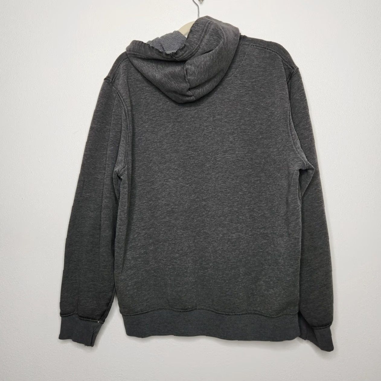 Nike VINTAGE Nike Swoosh Check Hoodie Gray Sweatshirt Pullover L Adults Unisex Distressed 90s 00s Size US L / EU 52-54 / 3 - 7 Thumbnail