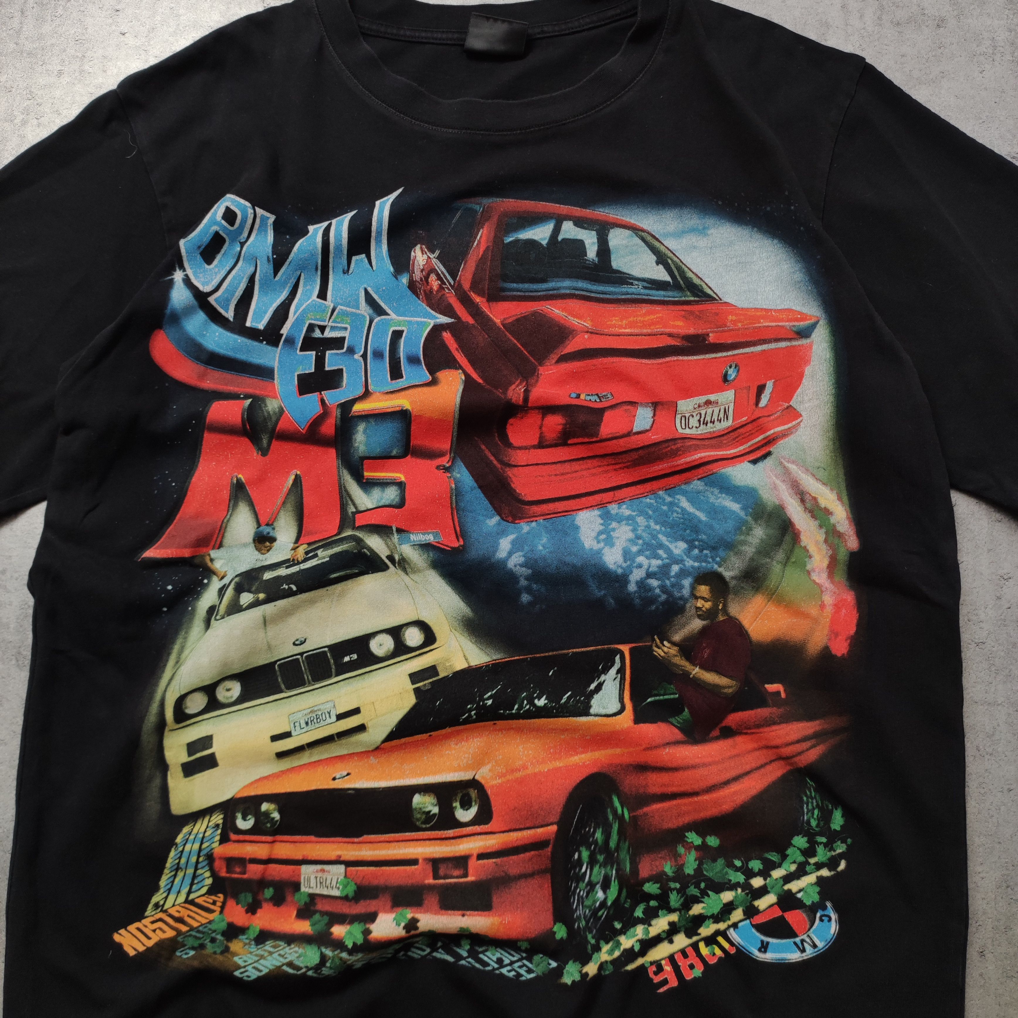 Rap Tees × Vintage RARE Baggy Rap Skate BMW E30 Casper Masi Merch Promo Tee Size US M / EU 48-50 / 2 - 4 Thumbnail