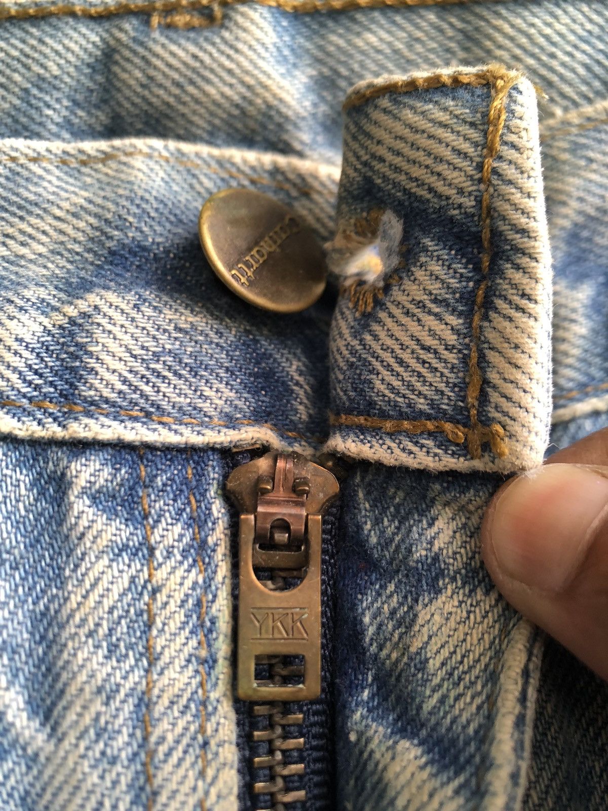 Carhartt × Jean × Vintage 🔥Vintage CARHARTT Jean Size US 35 - 7 Thumbnail