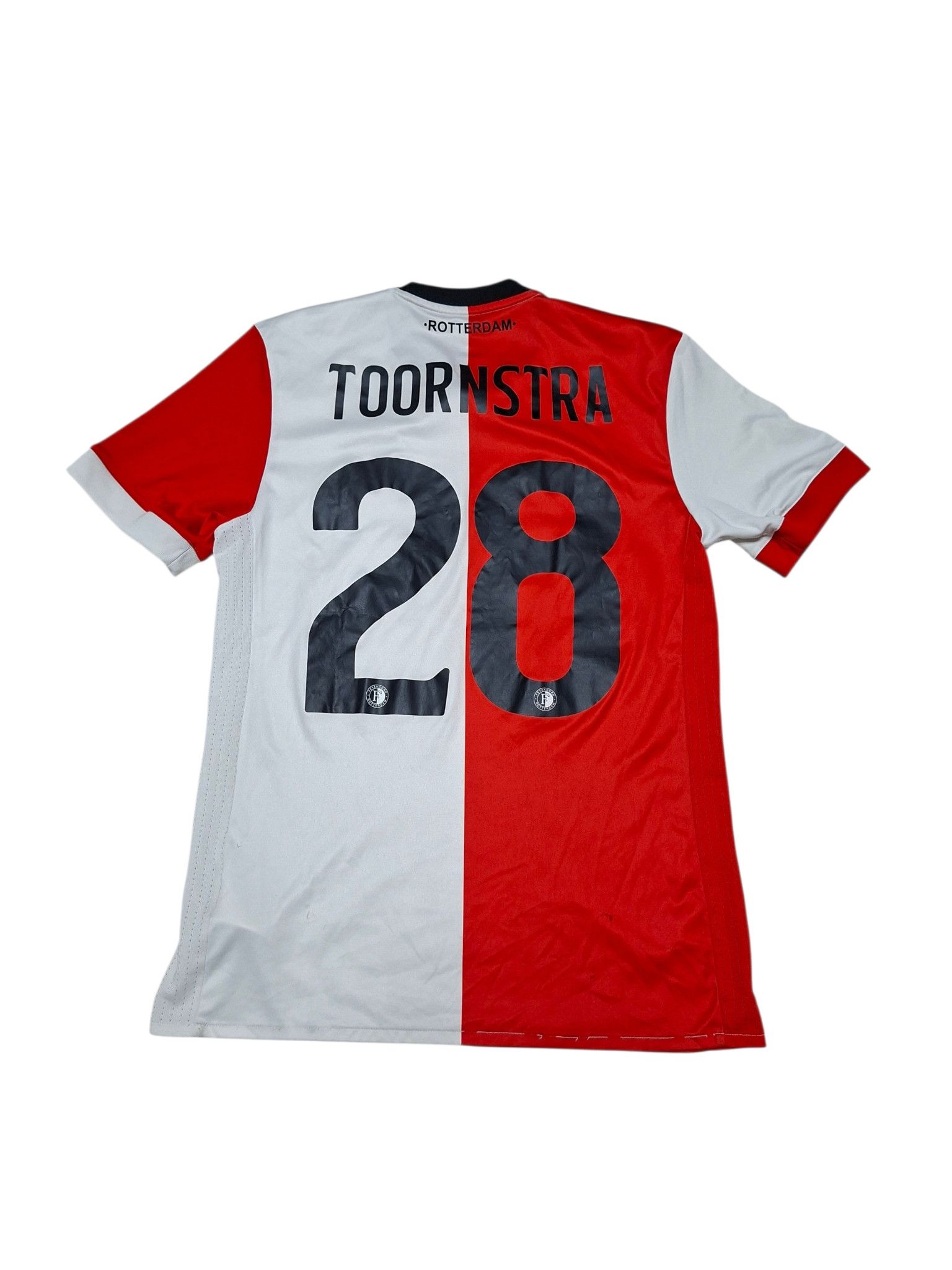 Adidas TOORNSTRA FEYENOORD ADIDAS VINTAGE 2017/2018 SOCCER JERSEY Size US S / EU 44-46 / 1 - 3 Thumbnail