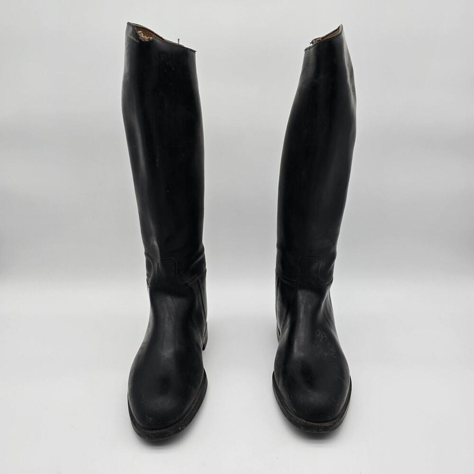 Aigle Aigle tall leather lined waterproof rain riding boots 41/9 Size US 9 / IT 39 - 2 Thumbnail