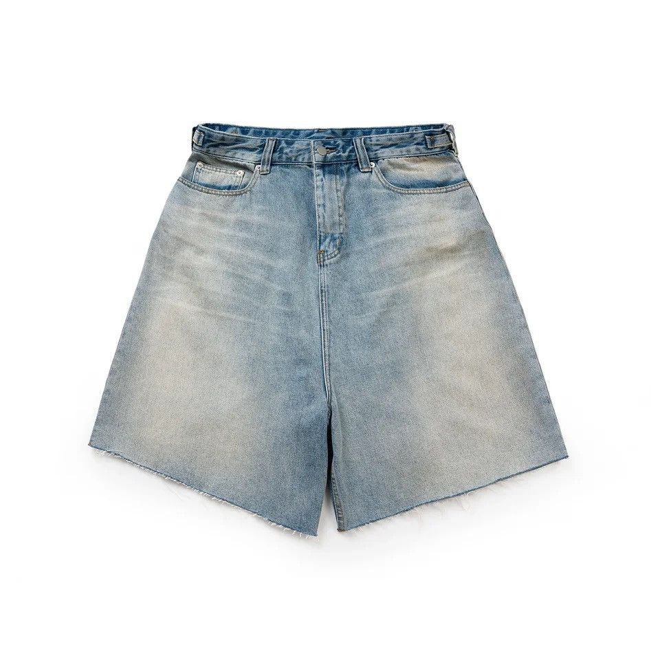 Japanese Brand Street washed hip hop skateboard denim shorts Size US 34 / EU 50 - 4 Thumbnail
