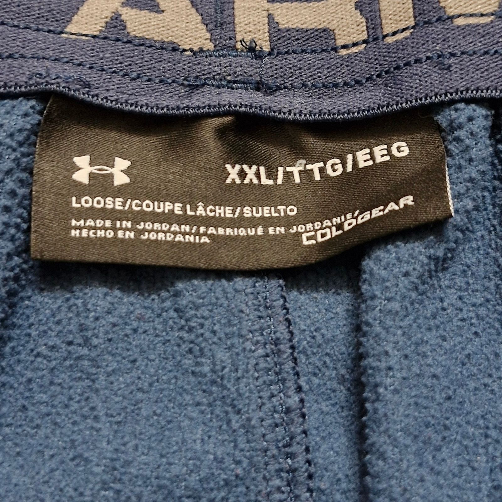 Under Armour Under Armour Joggers Men’s XXL Blue Lightweight Fleece Loose Size US 40 / EU 56 - 2 Thumbnail