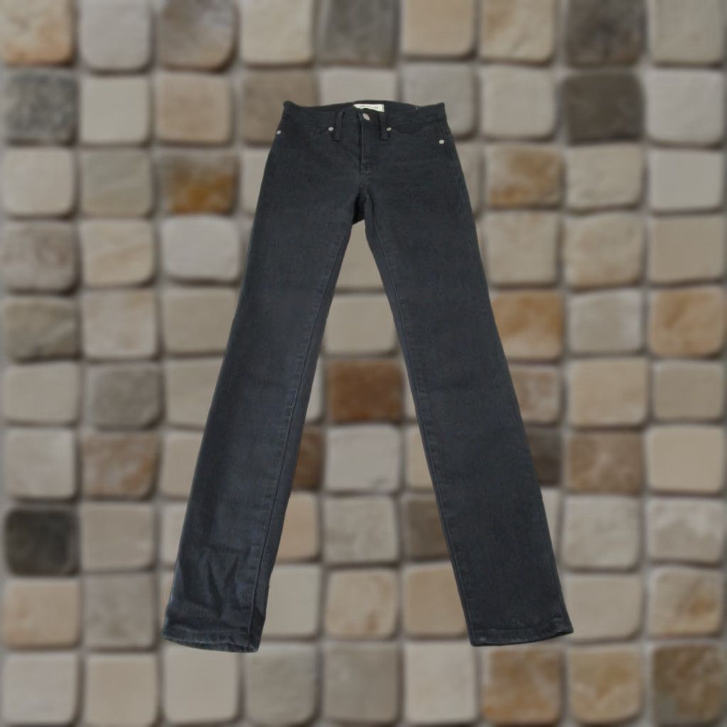 Madewell VINTAGE Madewell Jeans Womens 24 Skinny Black Denim Mid Rise 90s Pants Womens Size 42" / US 20 - 1 Thumbnail