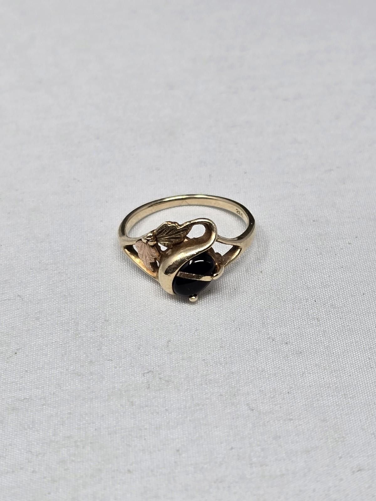1992 South Dakota Mining Co 10k Black Hills Gold Ring 6.75