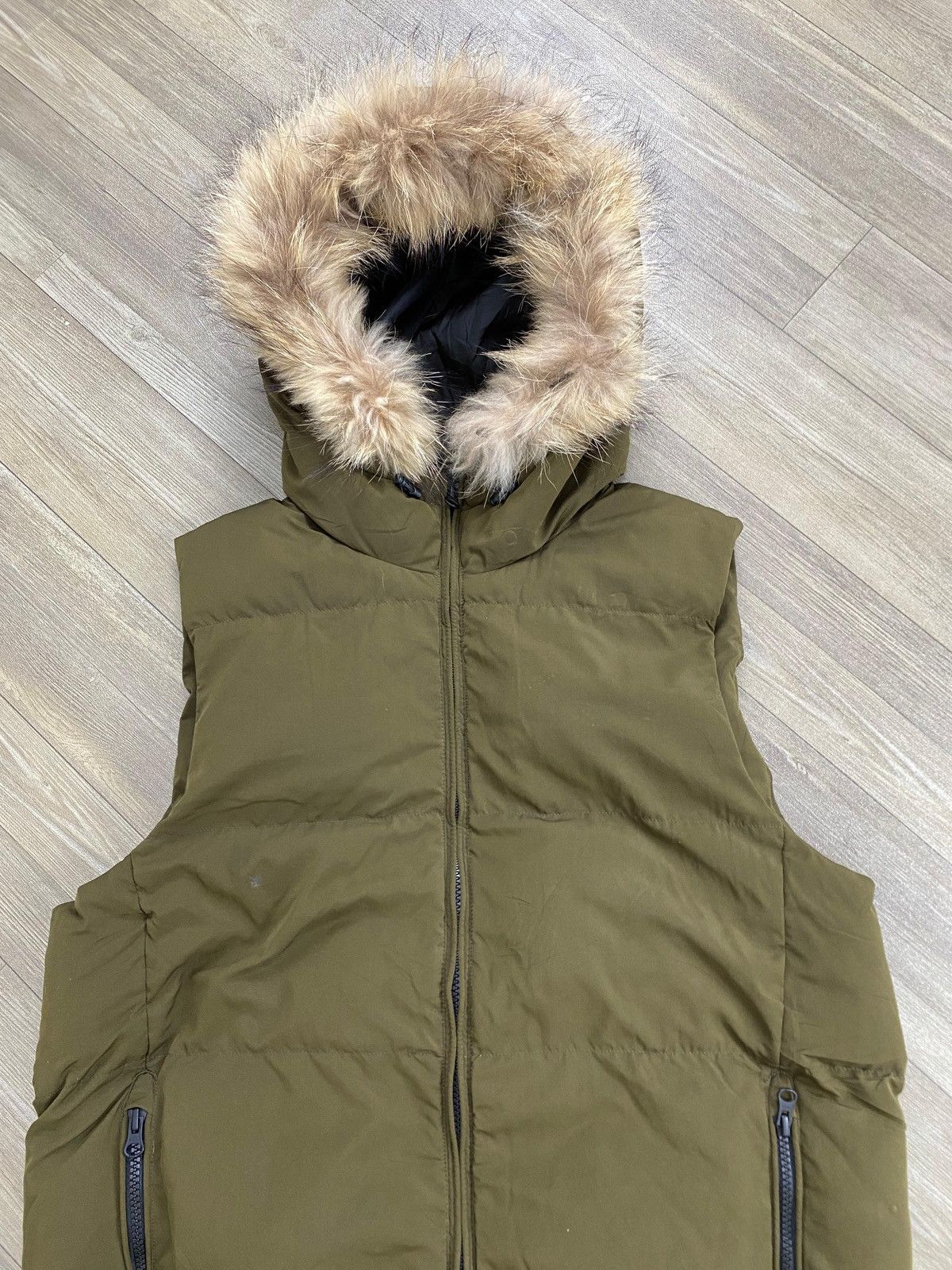 GU 2000s GU Fur Vest Puffer Down Jacket Size US L / EU 52-54 / 3 - 2 Thumbnail