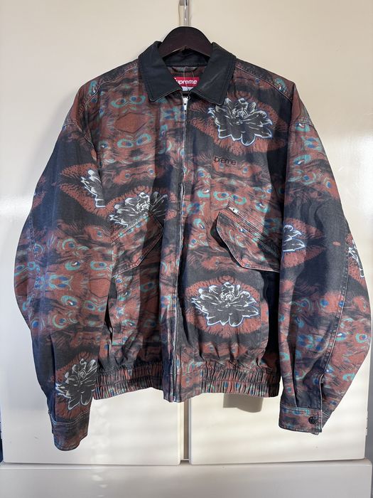 Supreme Leather Collar Utility Jacket | Grailed