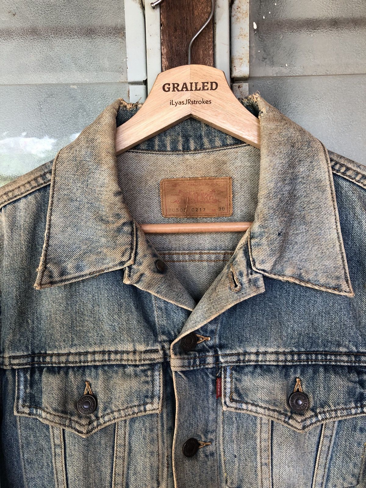 Levi's Vintage Levi’s Distressed Faded Jacket Size US S / EU 44-46 / 1 - 3 Thumbnail