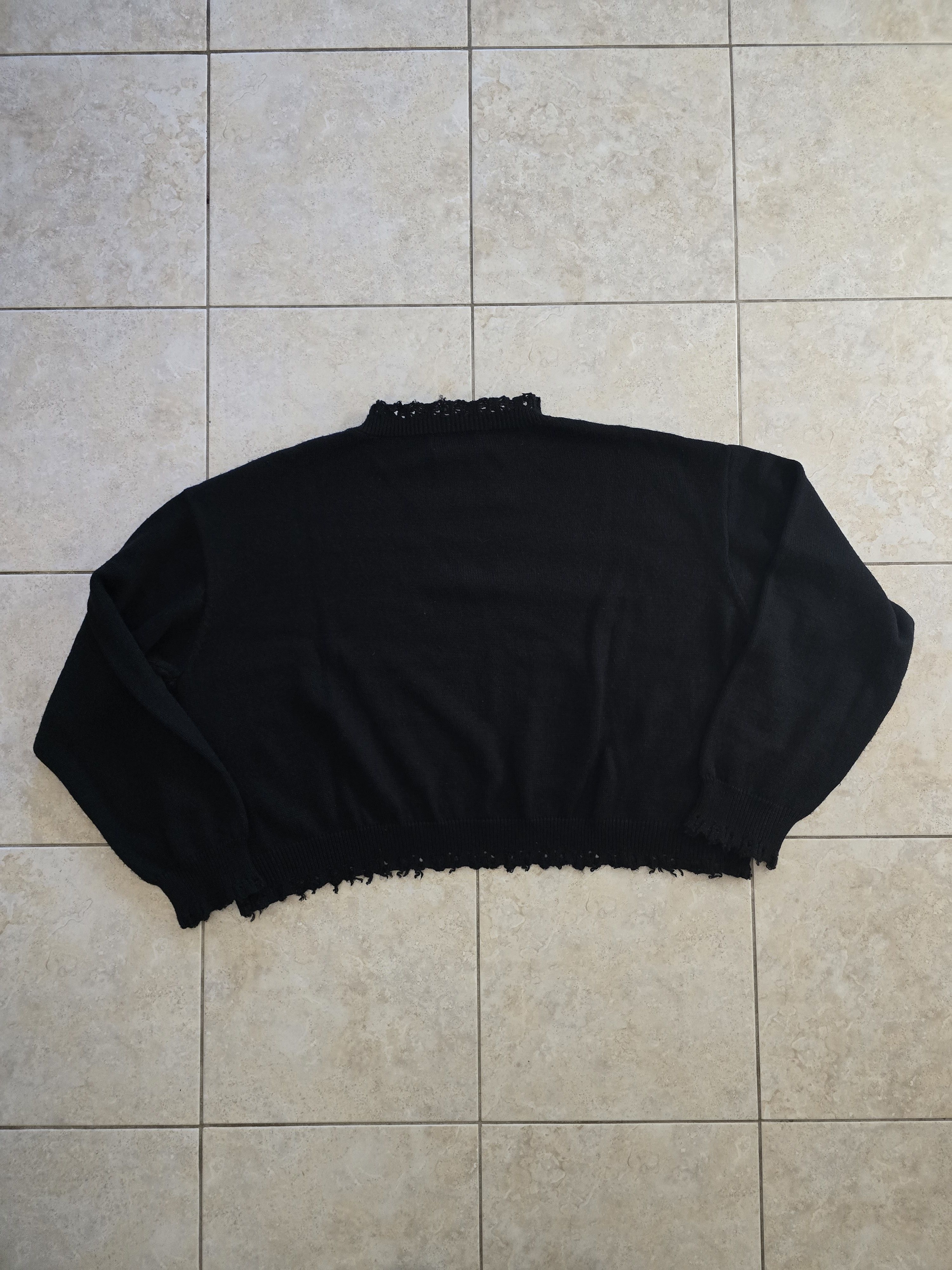 Bare Knuckles Bare Knuckles Cropped Cashmere Sweater Size US M / EU 48-50 / 2 - 4 Thumbnail