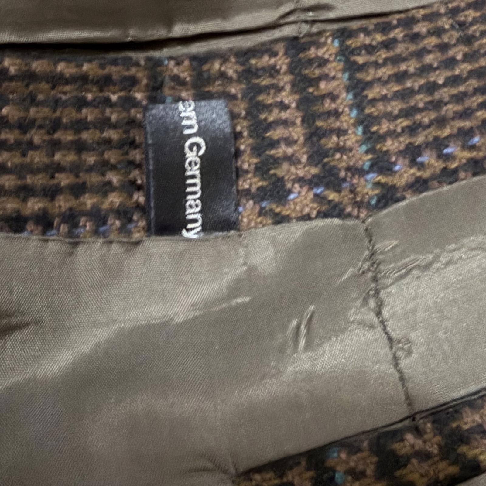Hugo Boss Vintage 80s Hugo Boss Plaid Blazer Cashmere Loro Piana Size 36R - 12 Thumbnail