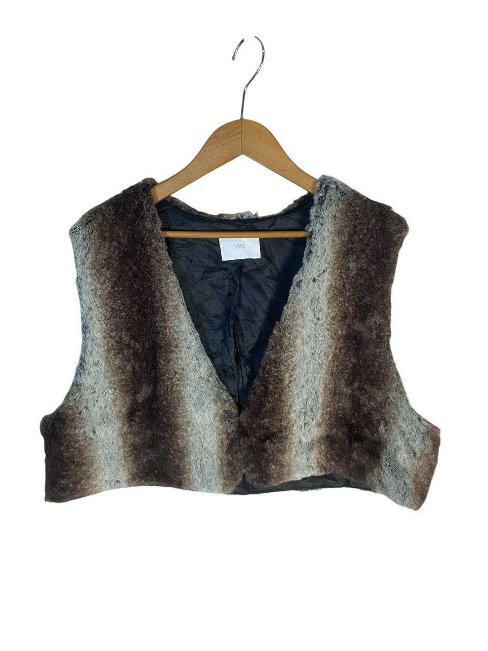 HARE Hare fur croptopvest Size S / US 4 / IT 40 - 1 Thumbnail