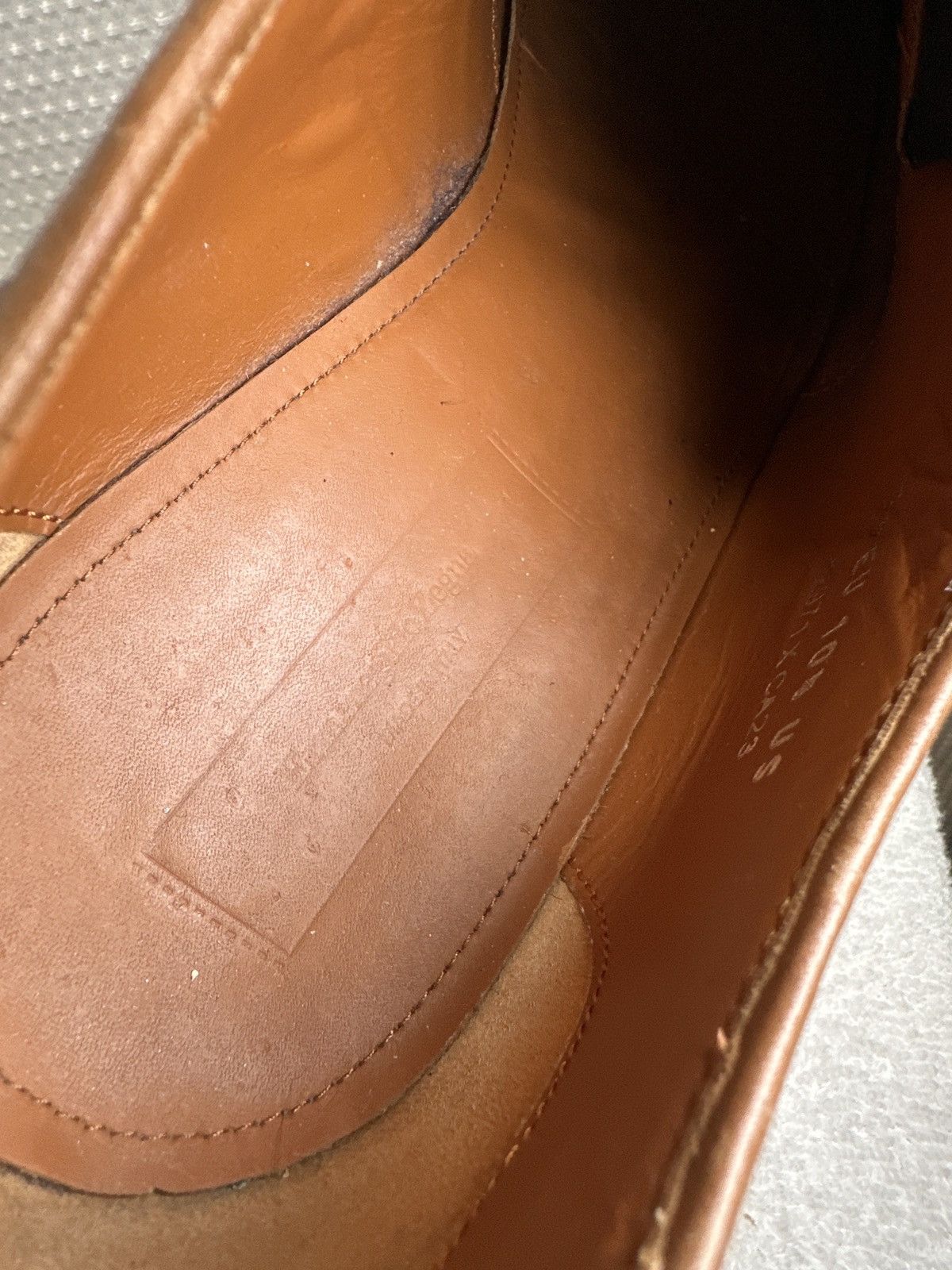 Ermenegildo Zegna Ermenegildo Zegna Look Leather Cap Toe Derby Shoes Size US 10.5 / EU 43-44 - 10 Thumbnail