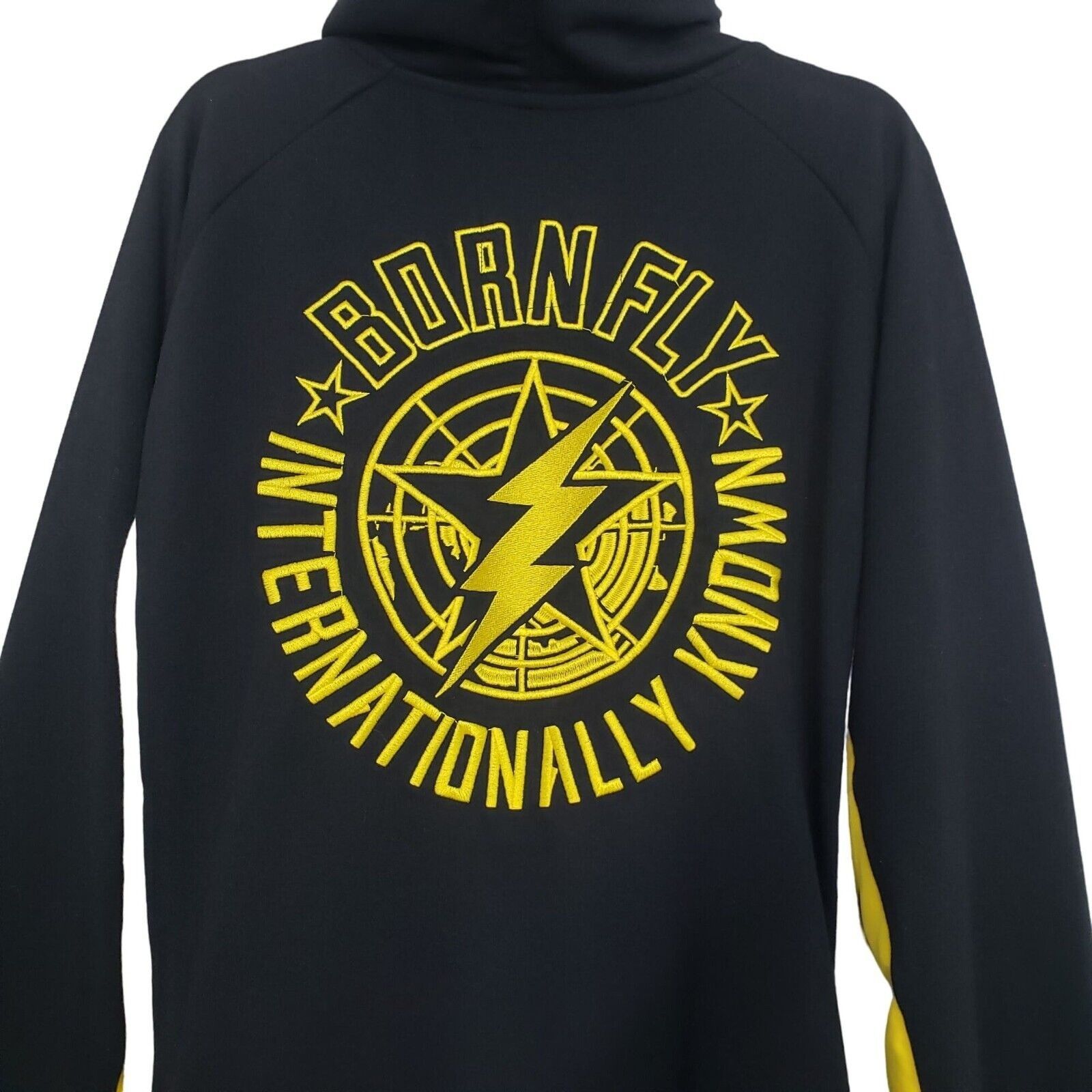 Born Fly Born Fly Bora Bora Embroidered Hoodie Mens Size Medium Full Size US M / EU 48-50 / 2 - 9 Thumbnail