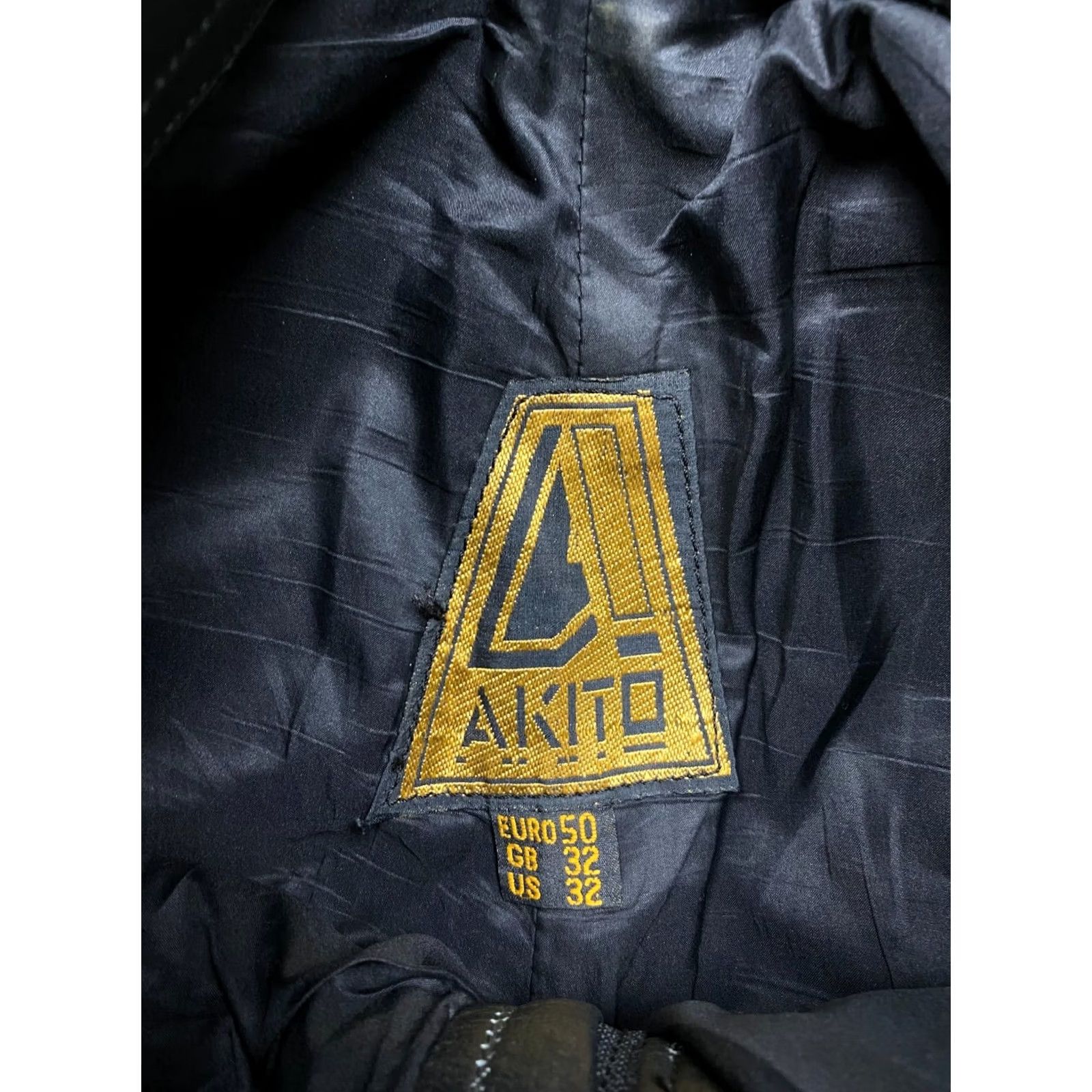 Vintage Akito Mens Leather Pants Biker Motorcycle Vintage Size 32 Black Pants Mens Leather Biker 90s Size US 32 / EU 48 - 6 Thumbnail