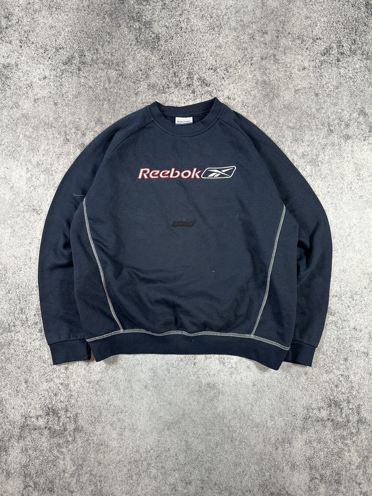 Reebok Y2K Vintage Reebok Logo Sweatshirt Rare Streetwear USA VTg M Size US M / EU 48-50 / 2 - 1 Thumbnail