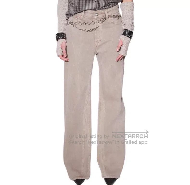 Our Legacy Our Legacy Light Pink Wide Leg Jeans Size 30" / US 8 / IT 44 - 2 Thumbnail
