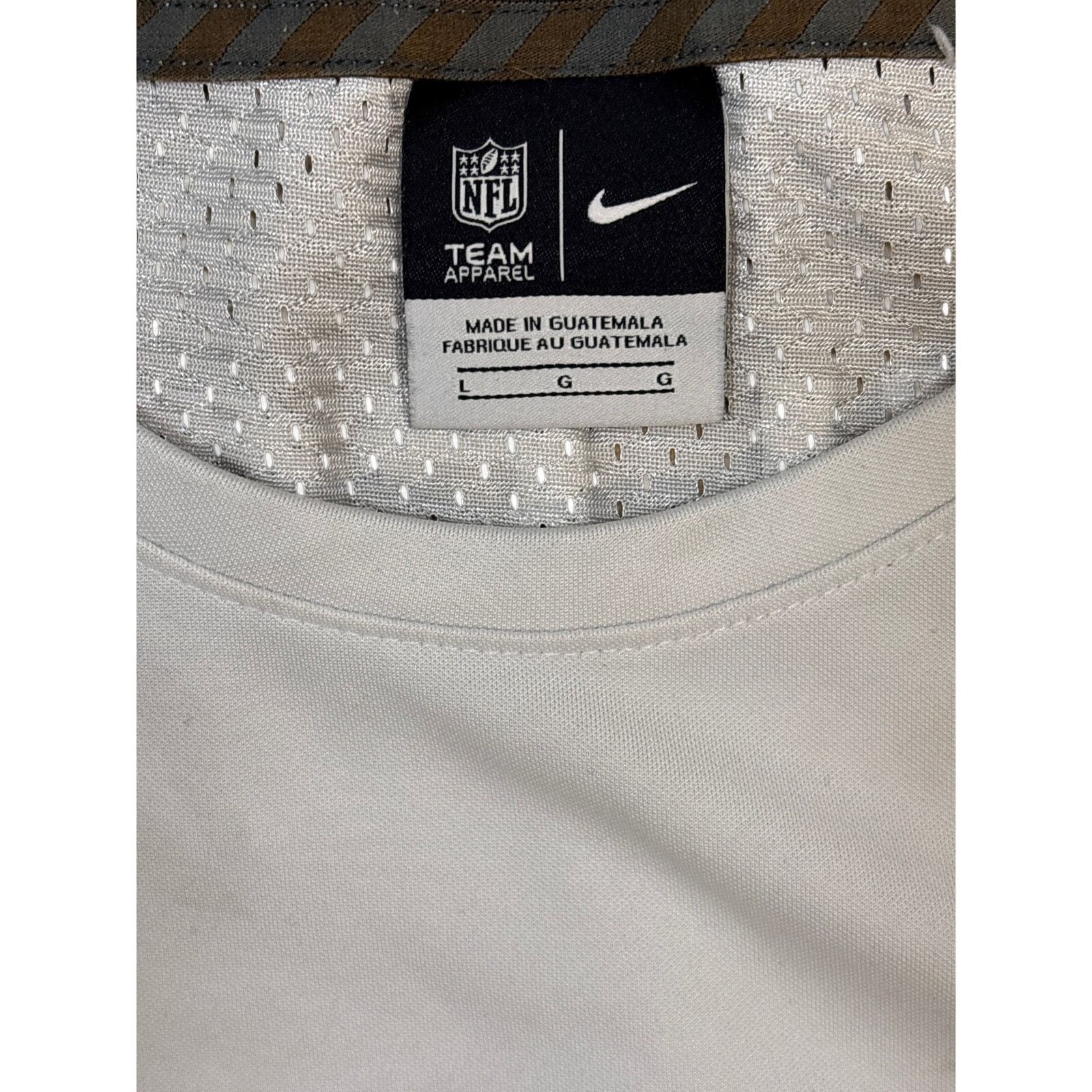 Nike Women's L Nike White Seattle Seahawks Russell Wilson 3 Size L / US 10 / IT 46 - 3 Thumbnail