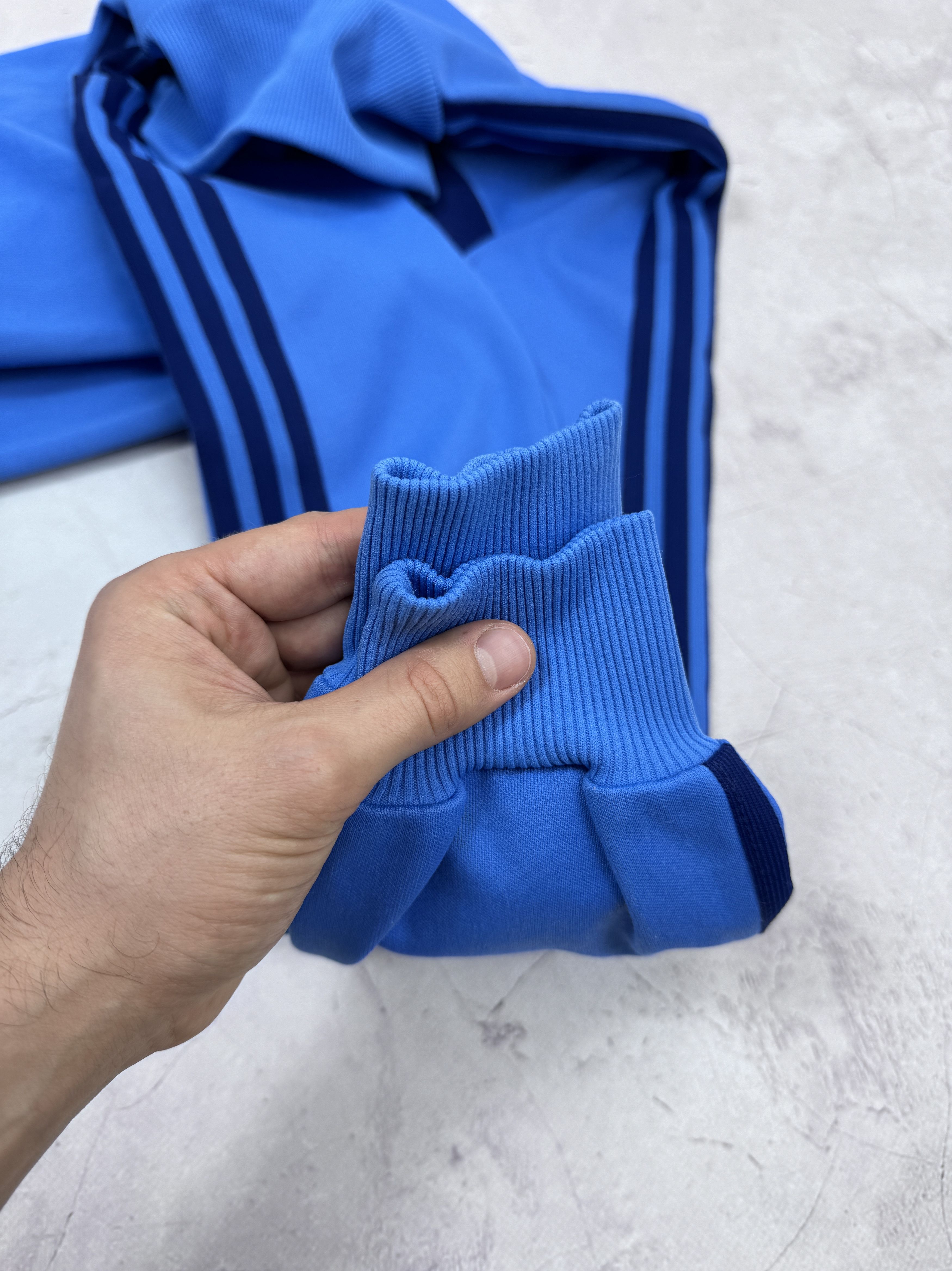 Adidas × Vintage 80s Adidas Track Jacket 100 km Ultra Marathon Biel-Bienne Size US M / EU 48-50 / 2 - 18 Thumbnail