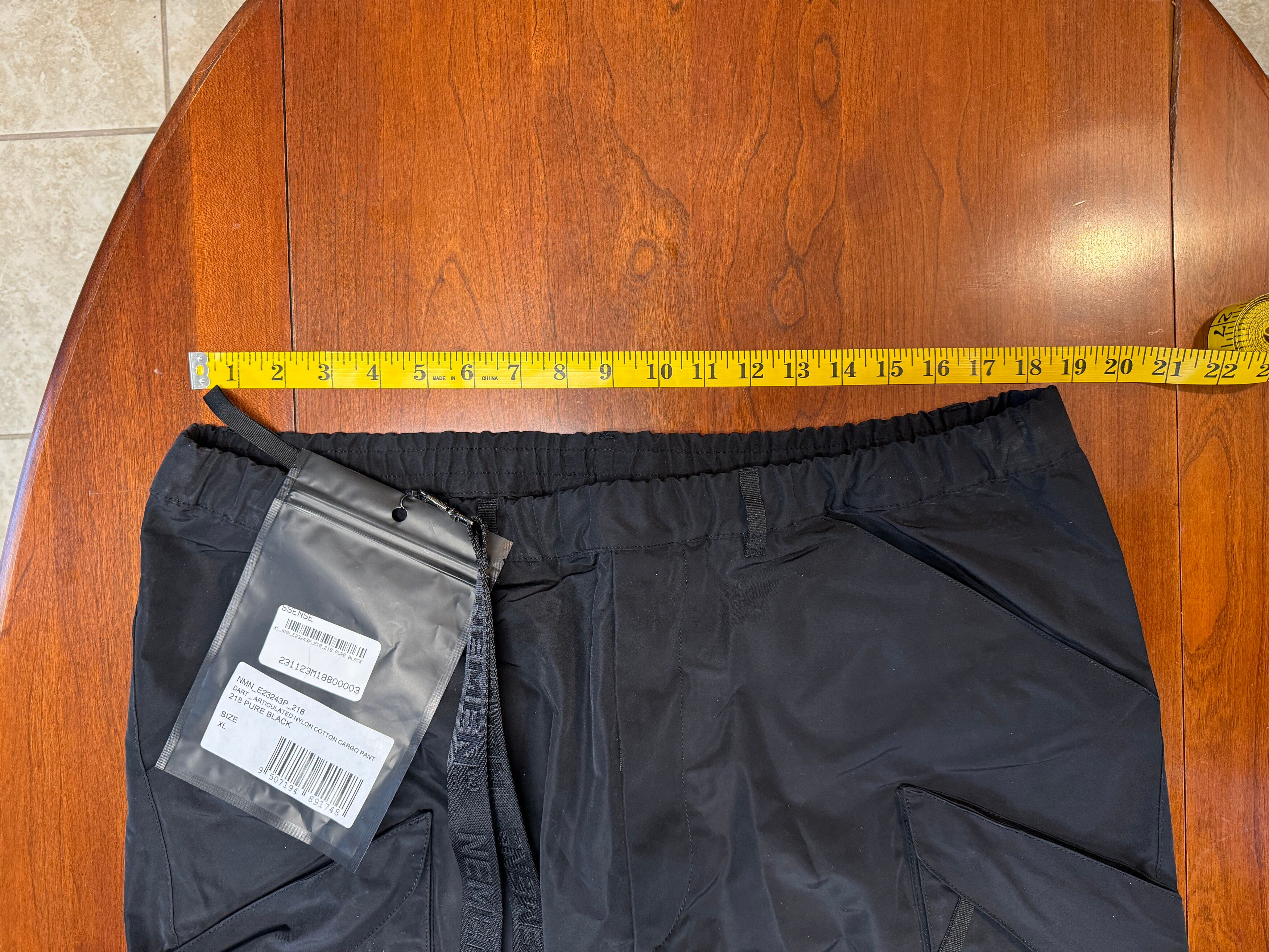 Nemen Articulated Dart Cargo Pants - Black S / Black