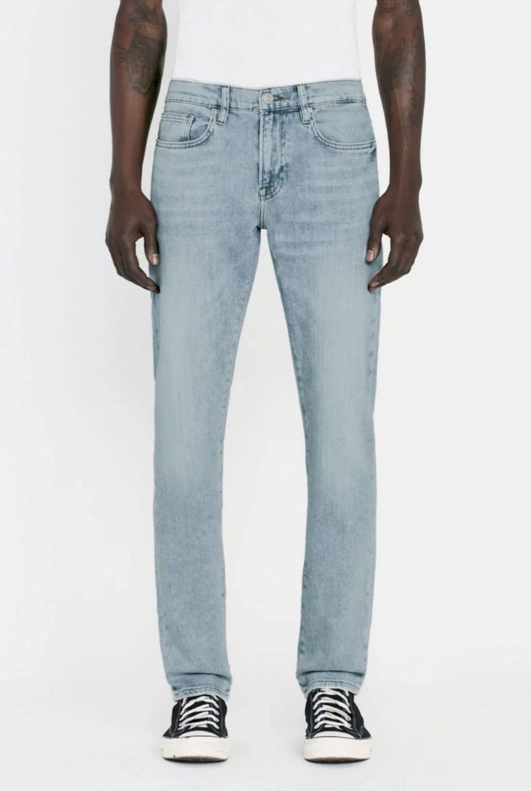 Frame $208 Frame L’ Homme Slim In Finn Signature Men’s Denim Jeans Size US 31 - 1 Thumbnail
