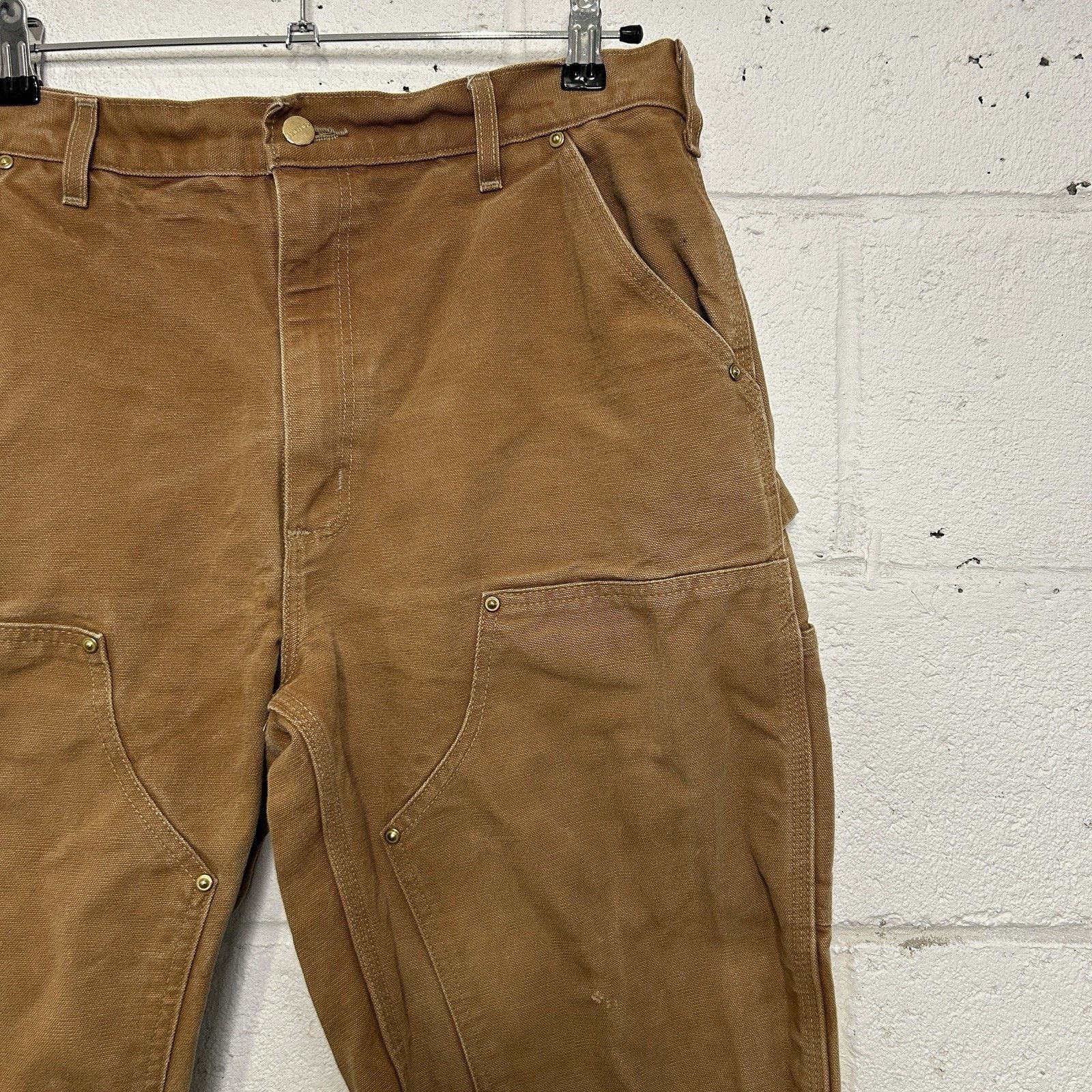 Carhartt Vintage Carhartt Canvas DoubleKnee Pants “Brown” B01 BRN Size US 33 - 4 Thumbnail