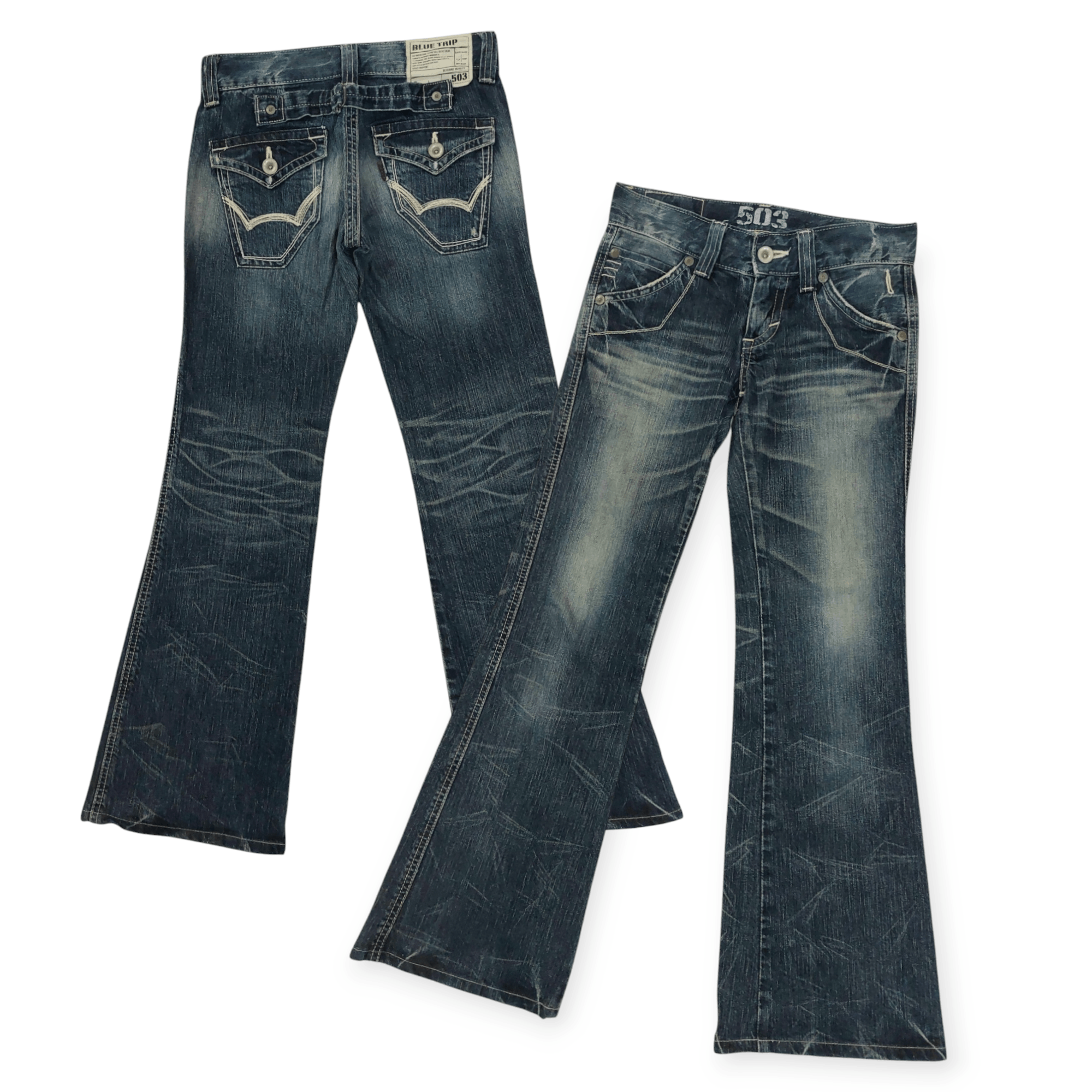 Edwin × Japanese Brand × Streetwear Vintage Edwin 503 Blue