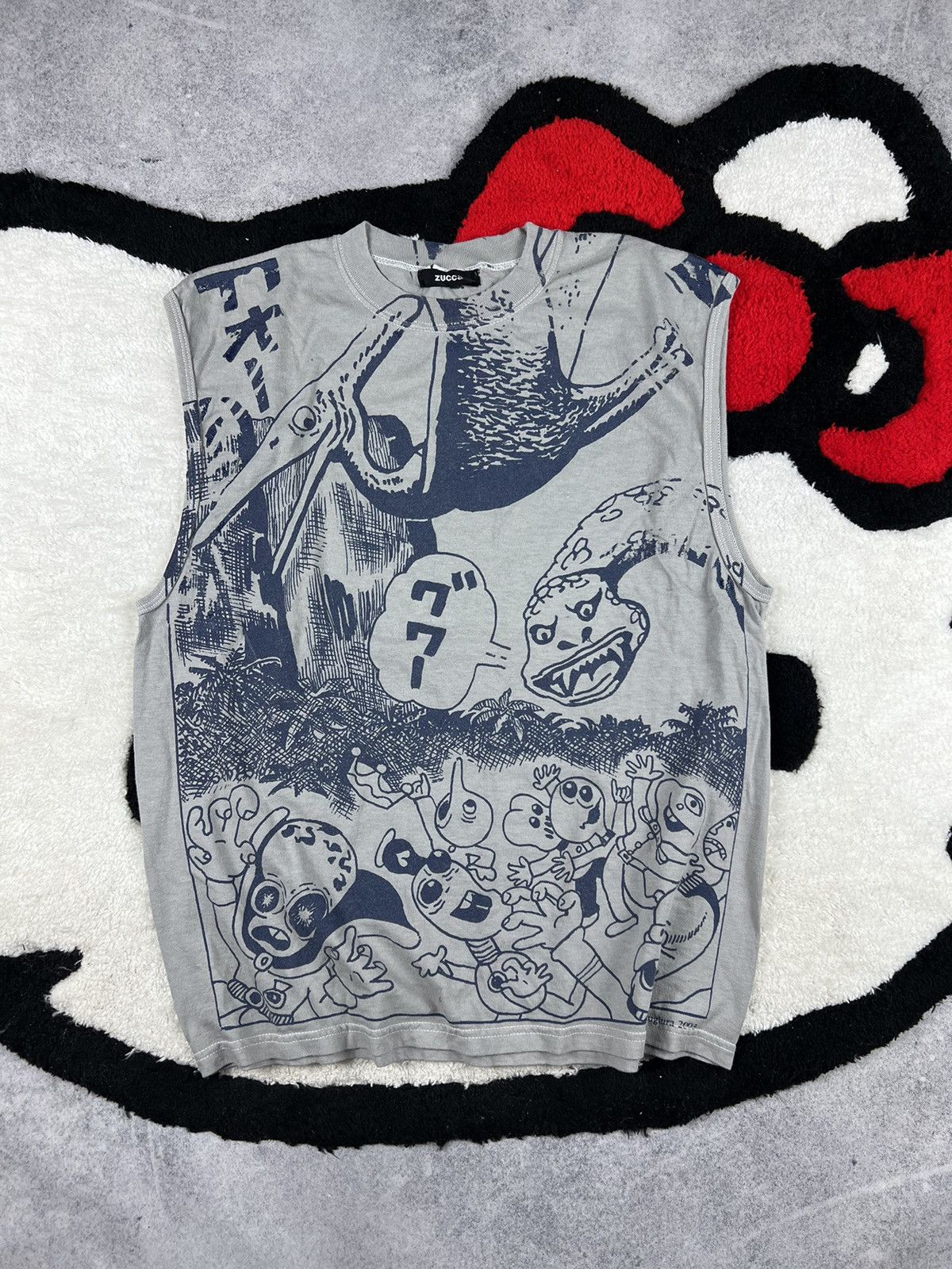 Archive Cabane De Zucca Issey Miyake Japanese Y2K Tank Top