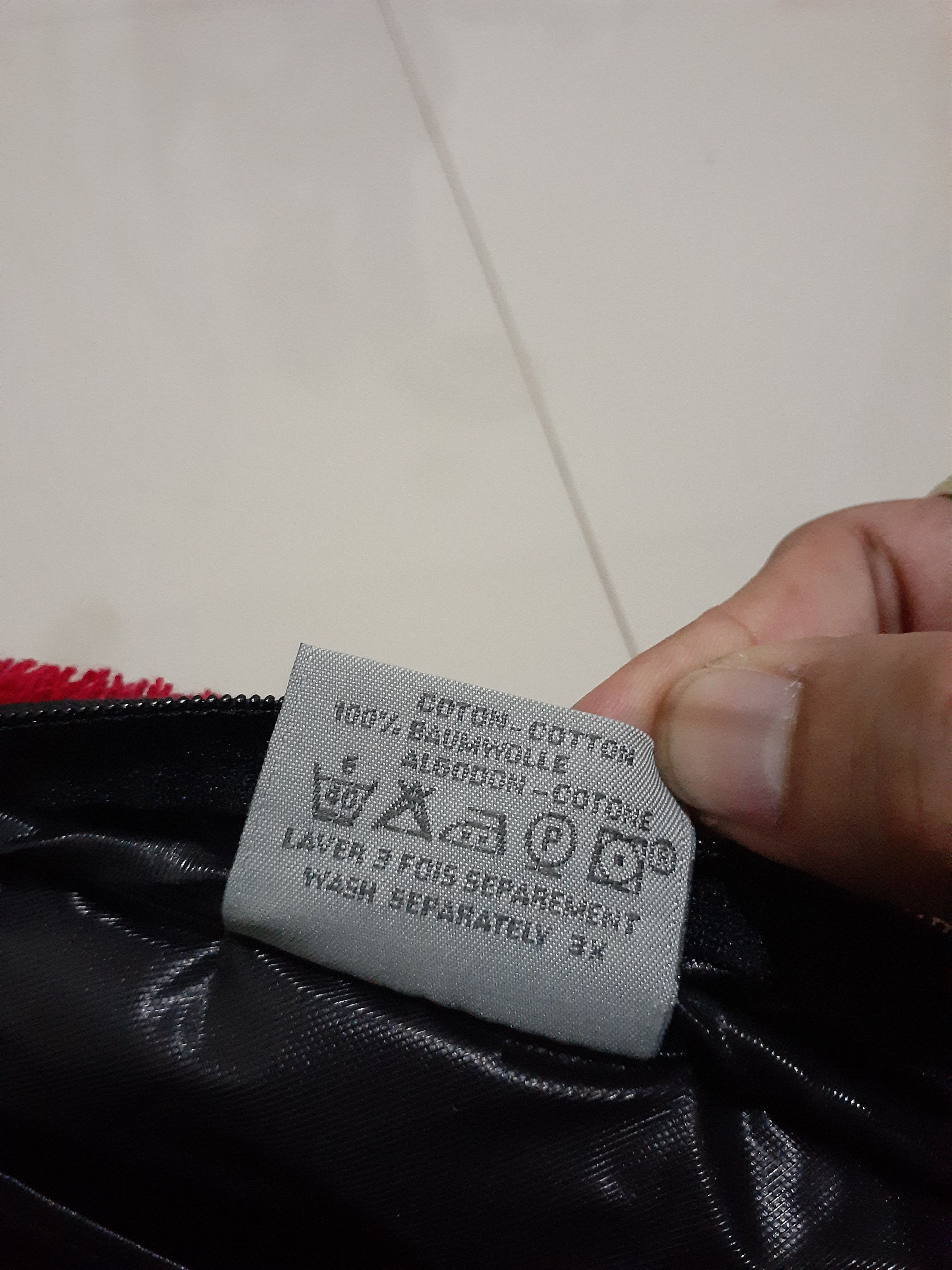 Christian Dior Monsieur × Dior × John Galliano Vtg Y2K Dior Ja'Dore Red Terry Cloth Boston Bag Size ONE SIZE - 9 Thumbnail