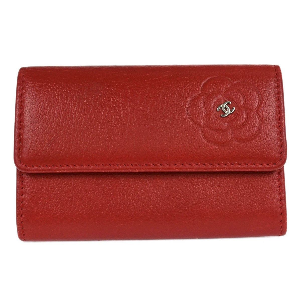 Chanel Chanel Camellia Flap Wallet Leather Size ONE SIZE - 1 Thumbnail