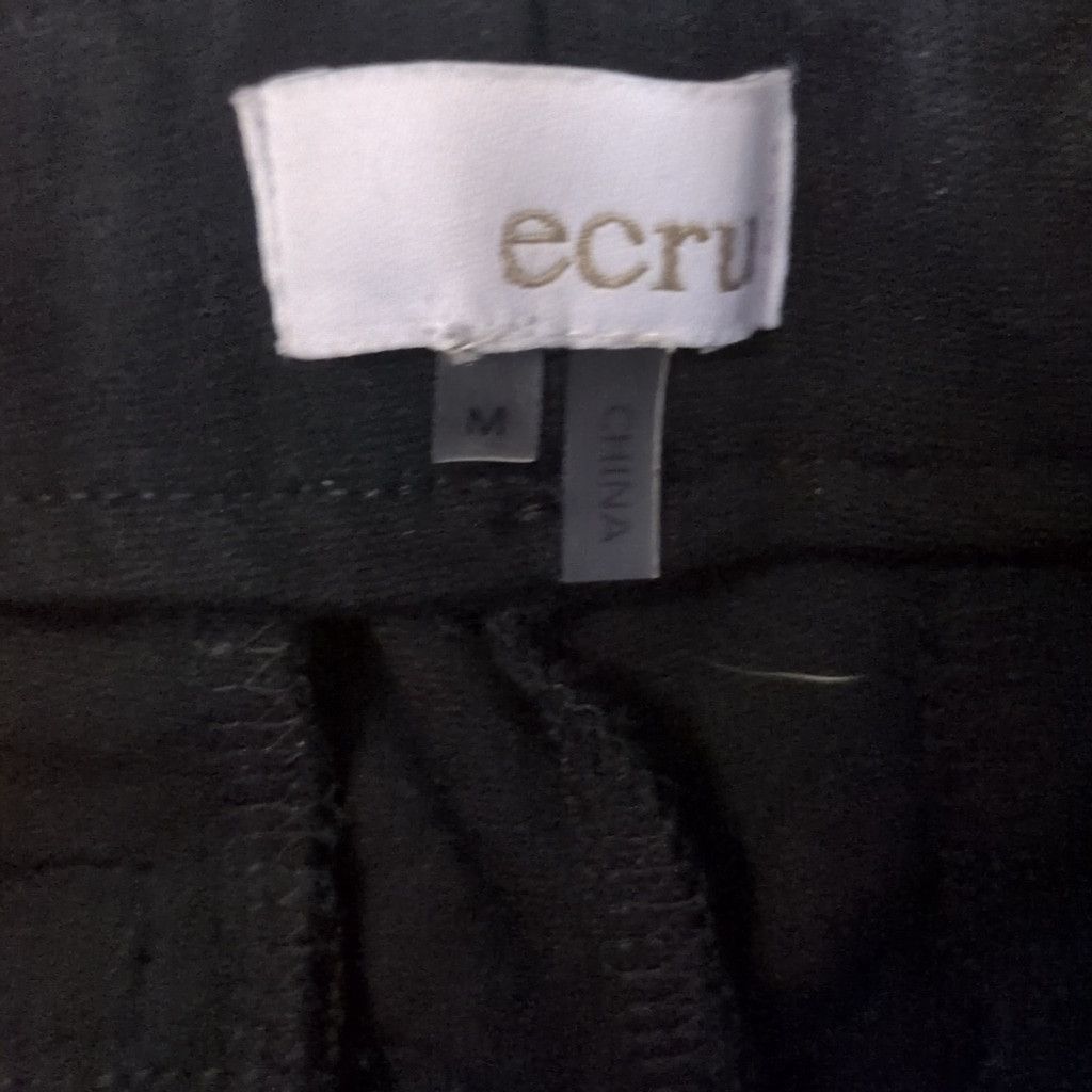 Other Ecru black slim leg pull on pants size medium Size 30" / US 8 / IT 44 - 3 Thumbnail