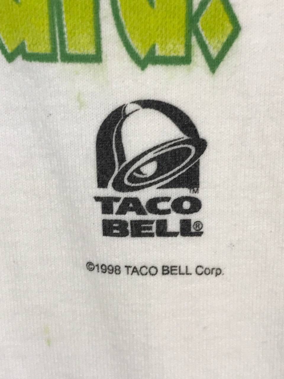 Vintage vintage 1998 Taco bell here lizard lizard lizard Size US L / EU 52-54 / 3 - 4 Thumbnail