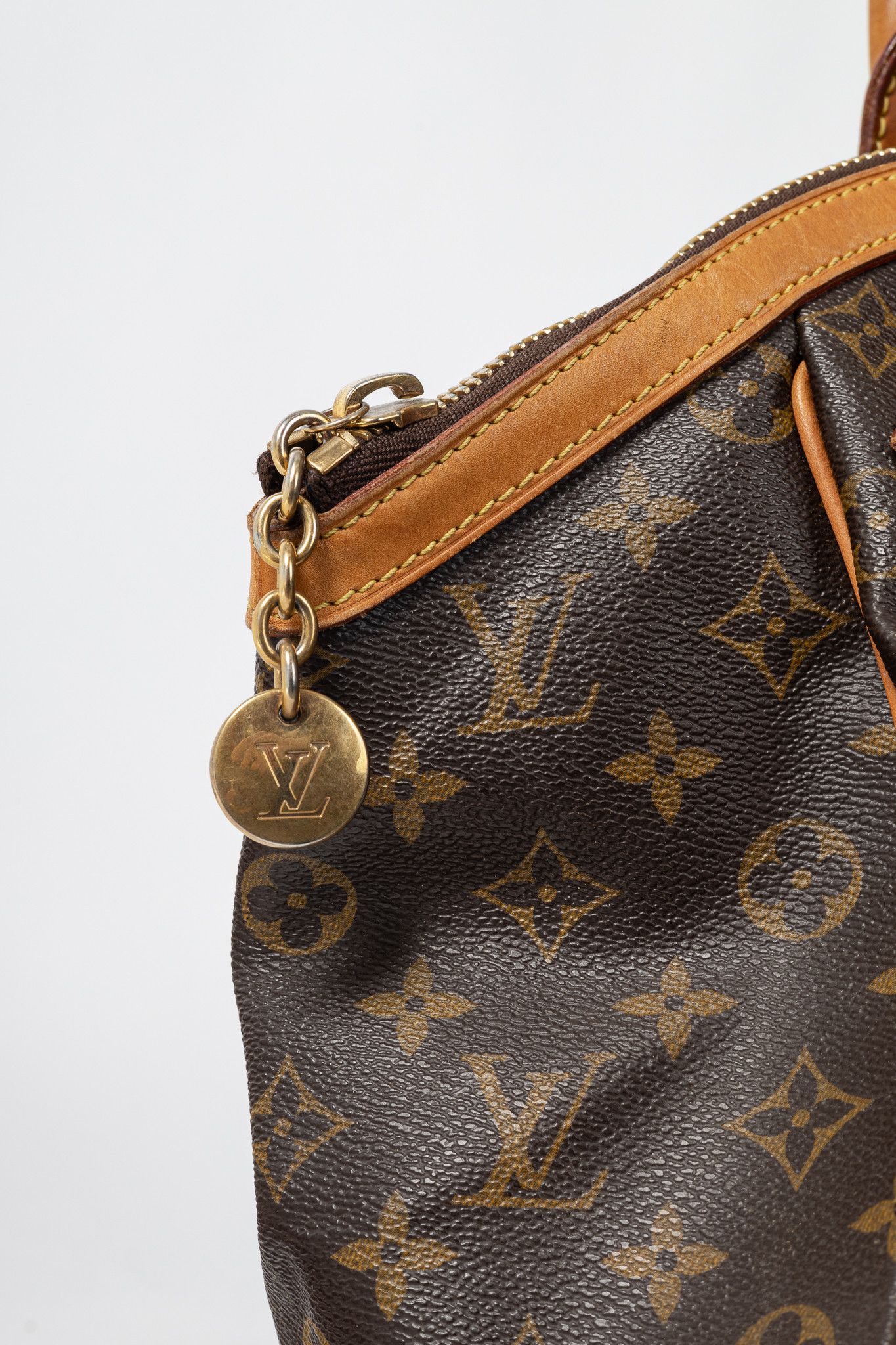Louis Vuitton Louis Vuitton Tivoli GM Monogram & Leather-Trim Handbag Size ONE SIZE - 9 Thumbnail