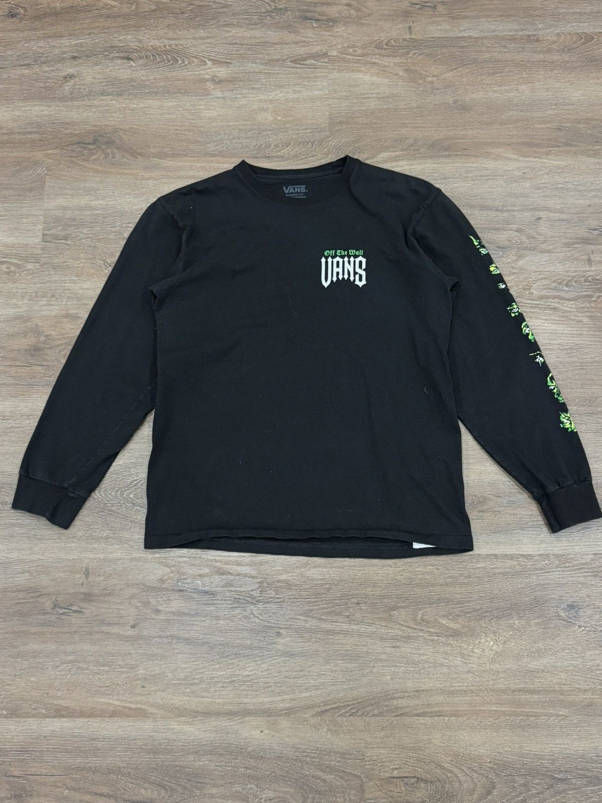 Vans Vans “Off The Wall” Gothic Long Sleeve Horror Sleeve Graphic Size US M / EU 48-50 / 2 - 2 Thumbnail