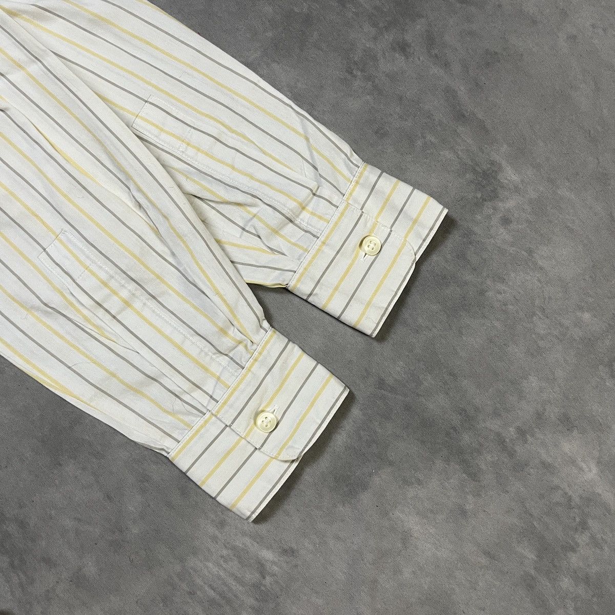 Issey Miyake IM Product Classic Minimalist Pinstripe Long Shirt Size US M / EU 48-50 / 2 - 6 Thumbnail