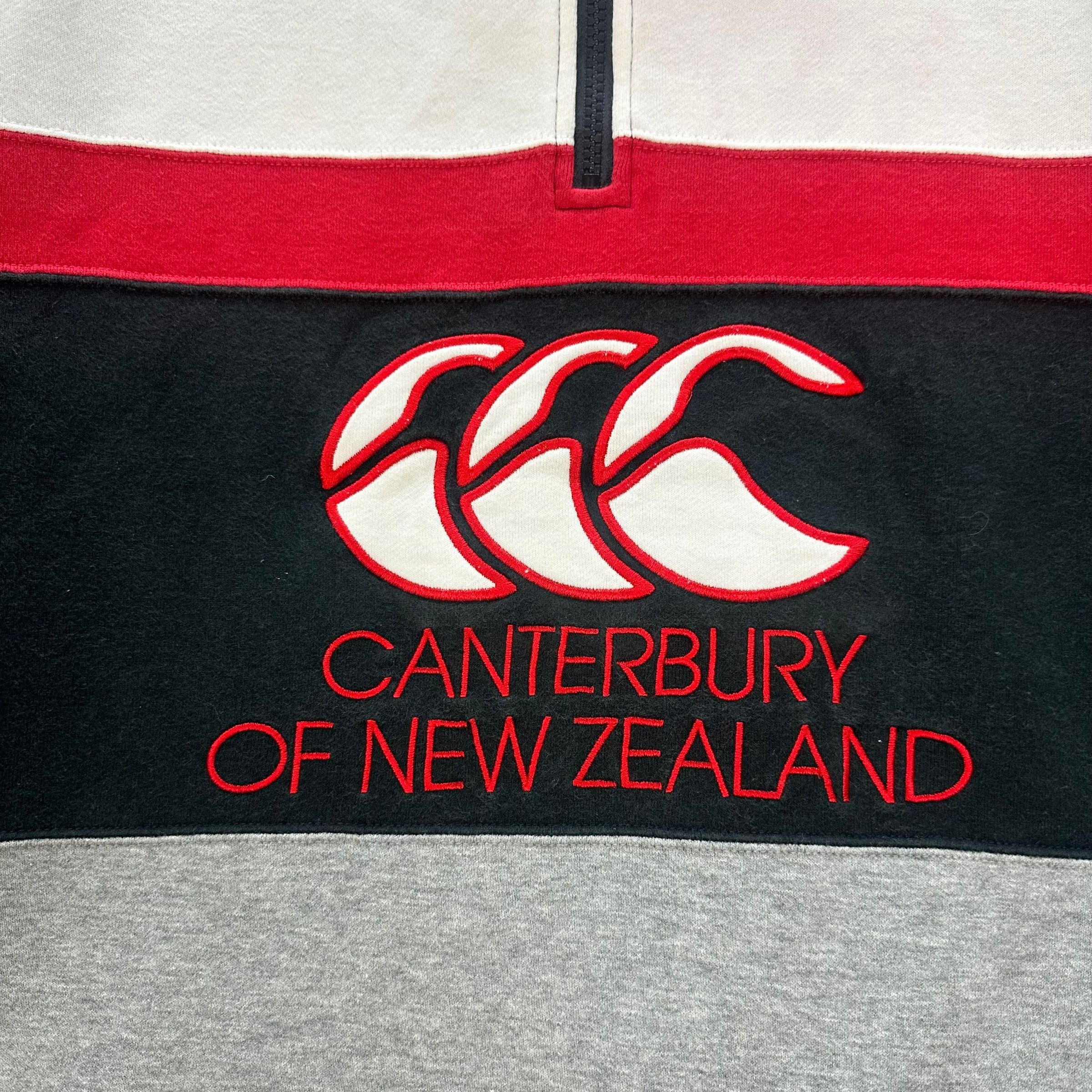 Canterbury Embroidery Halfzip Colorblock Sweater #8969-43