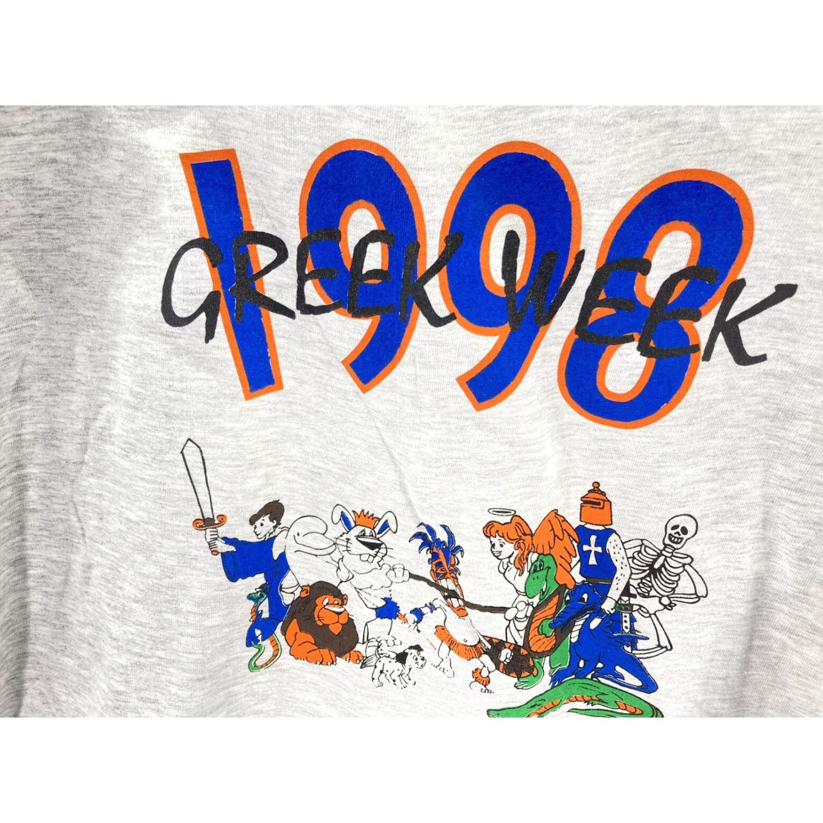 16Arlington VINTAGE University Texas Arlington Greek Week TShirt Men 2XL Gray NOS 1998 Size US XXL / EU 58 / 5 - 4 Thumbnail