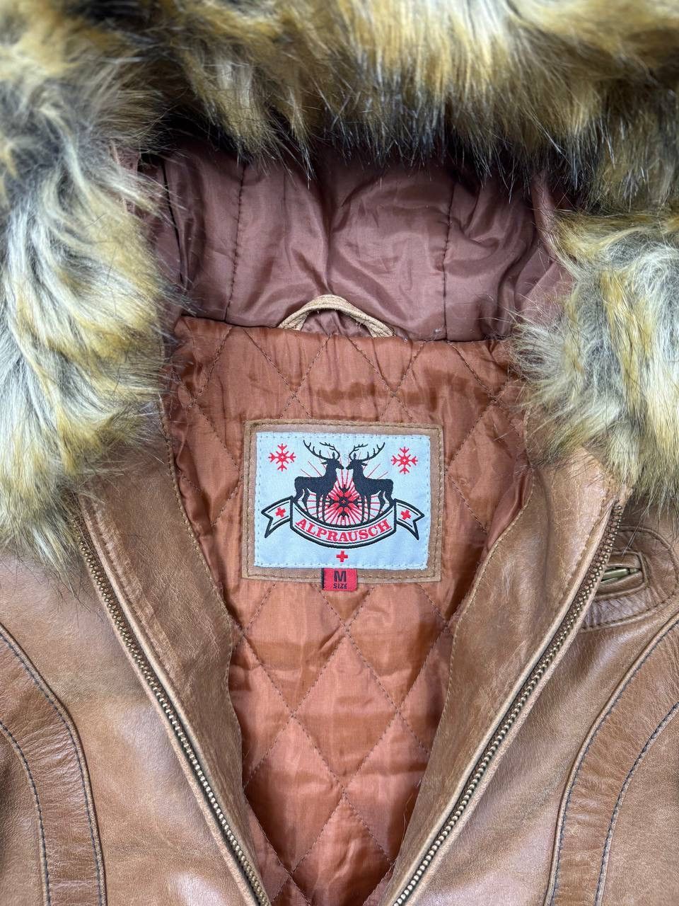 Japanese Brand × Vintage Vintage Hype Leather Y2K Fur Jacket Size M / US 6-8 / IT 42-44 - 7 Thumbnail
