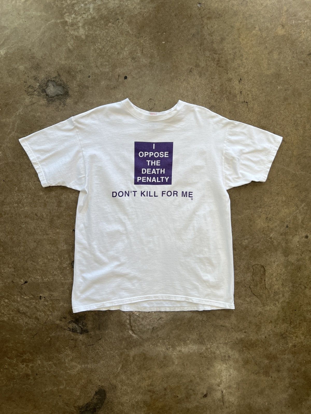 Vintage Vintage Death Penalty CUADP Execution Not Solution Tee XL Size US XL / EU 56 / 4 - 2 Thumbnail