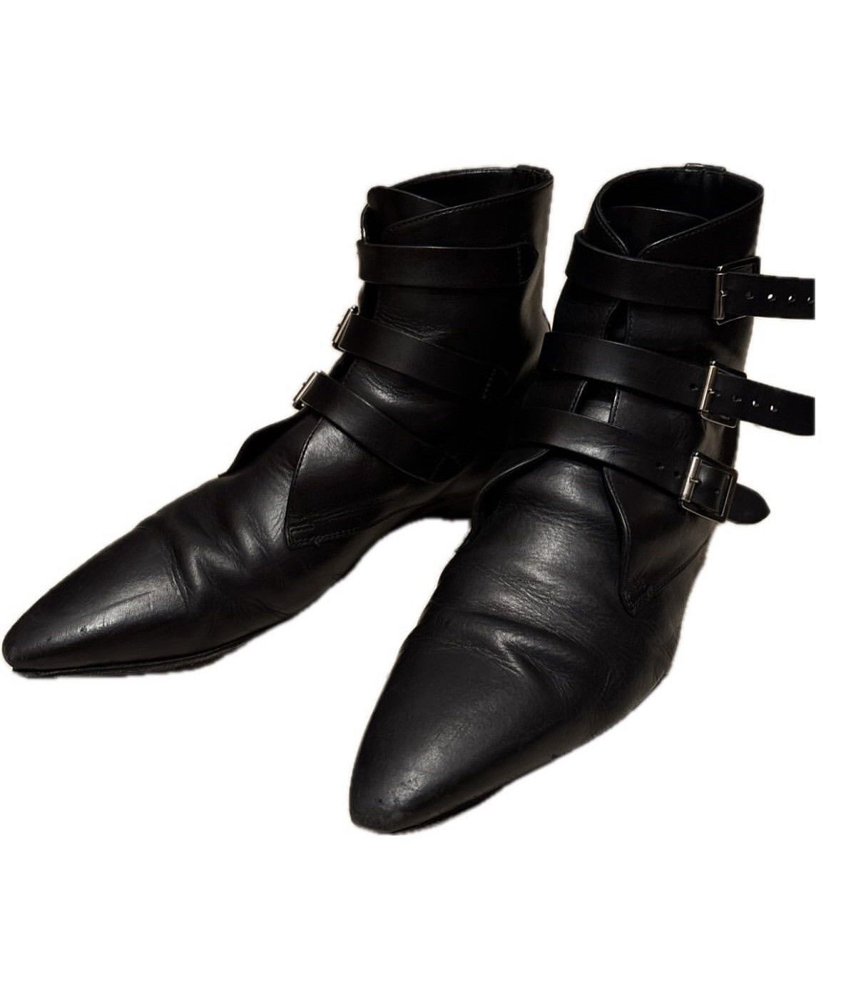 靴 saint laurent 22ss goth boots Saint Laurent 22ss Goth Boots