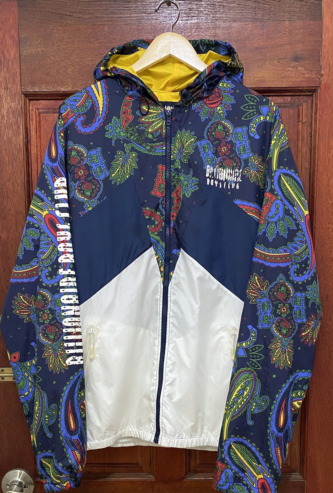 Billionaire Boys Club Billionaire Boys Club Paisley Nylon Jacket Size US XL / EU 56 / 4 - 1 Thumbnail