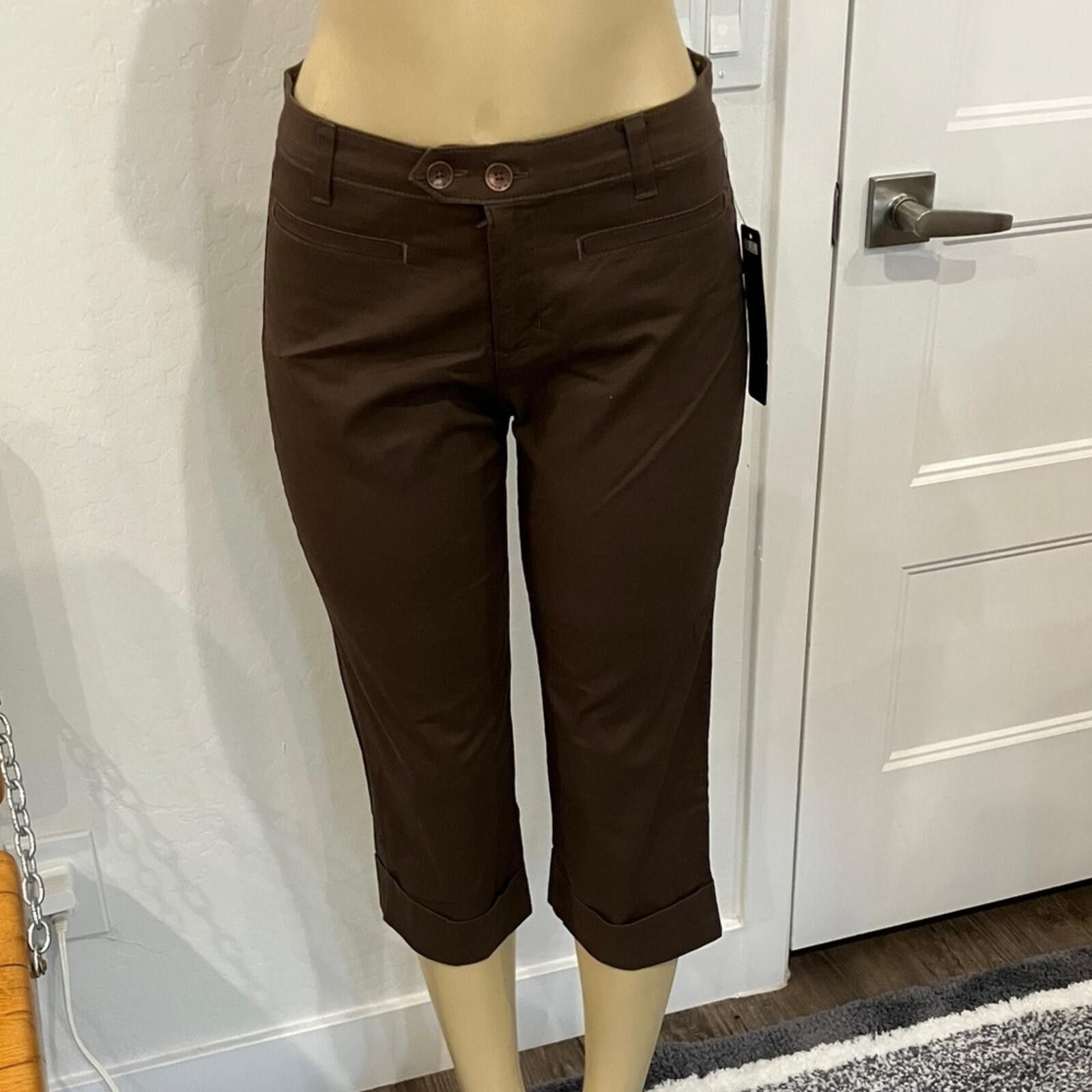 Other Bandolino Brown Capri Pants Size 6 Size 28" / US 6 / IT 42 - 6 Thumbnail
