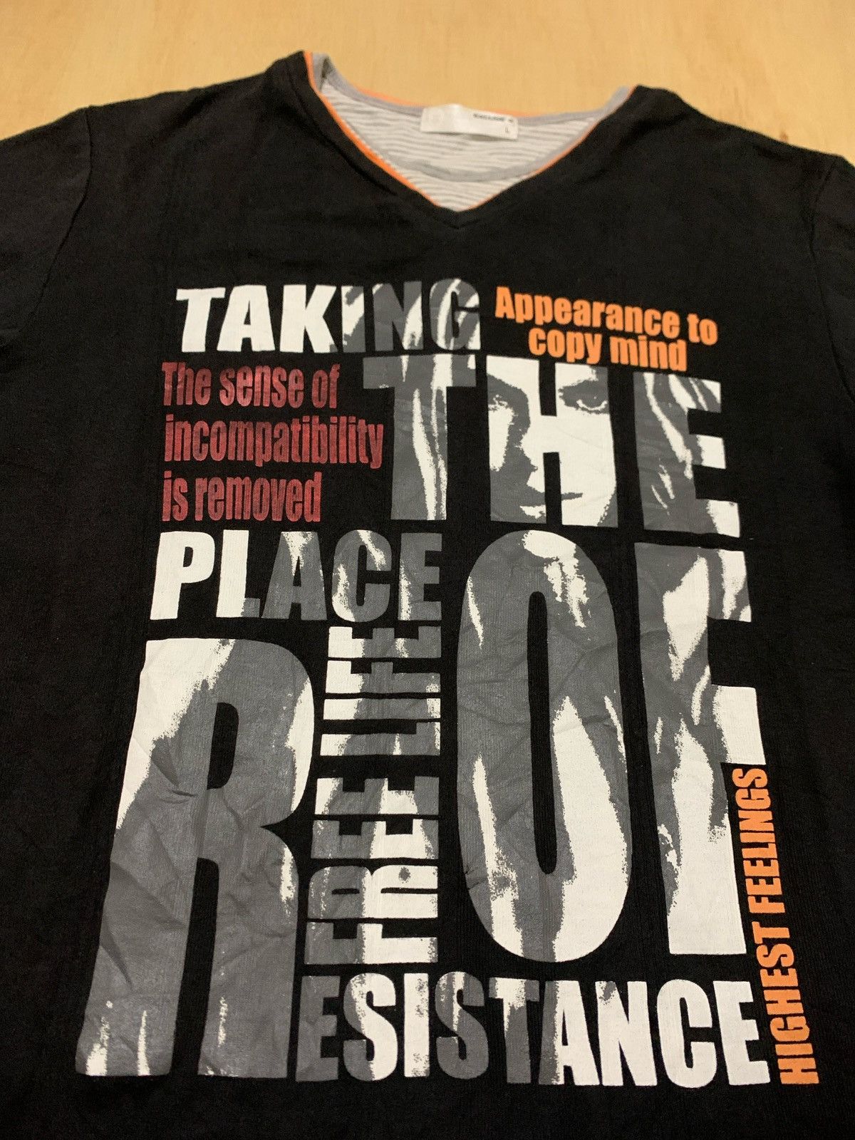 Hysteric Glamour × If Six Was Nine × Japanese Brand Y2k Excuse Hysteric Glamour Style Tshirt Size US L / EU 52-54 / 3 - 6 Thumbnail