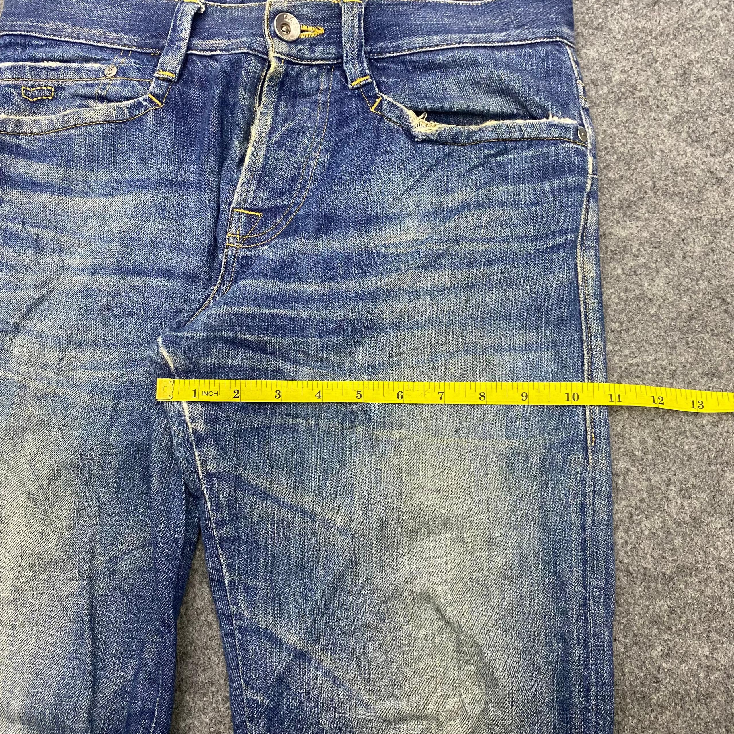 If Six Was Nine 💥Best Offer💥Vintage Gas Jeans designer Distressed Denim Size US 31 - 5 Thumbnail