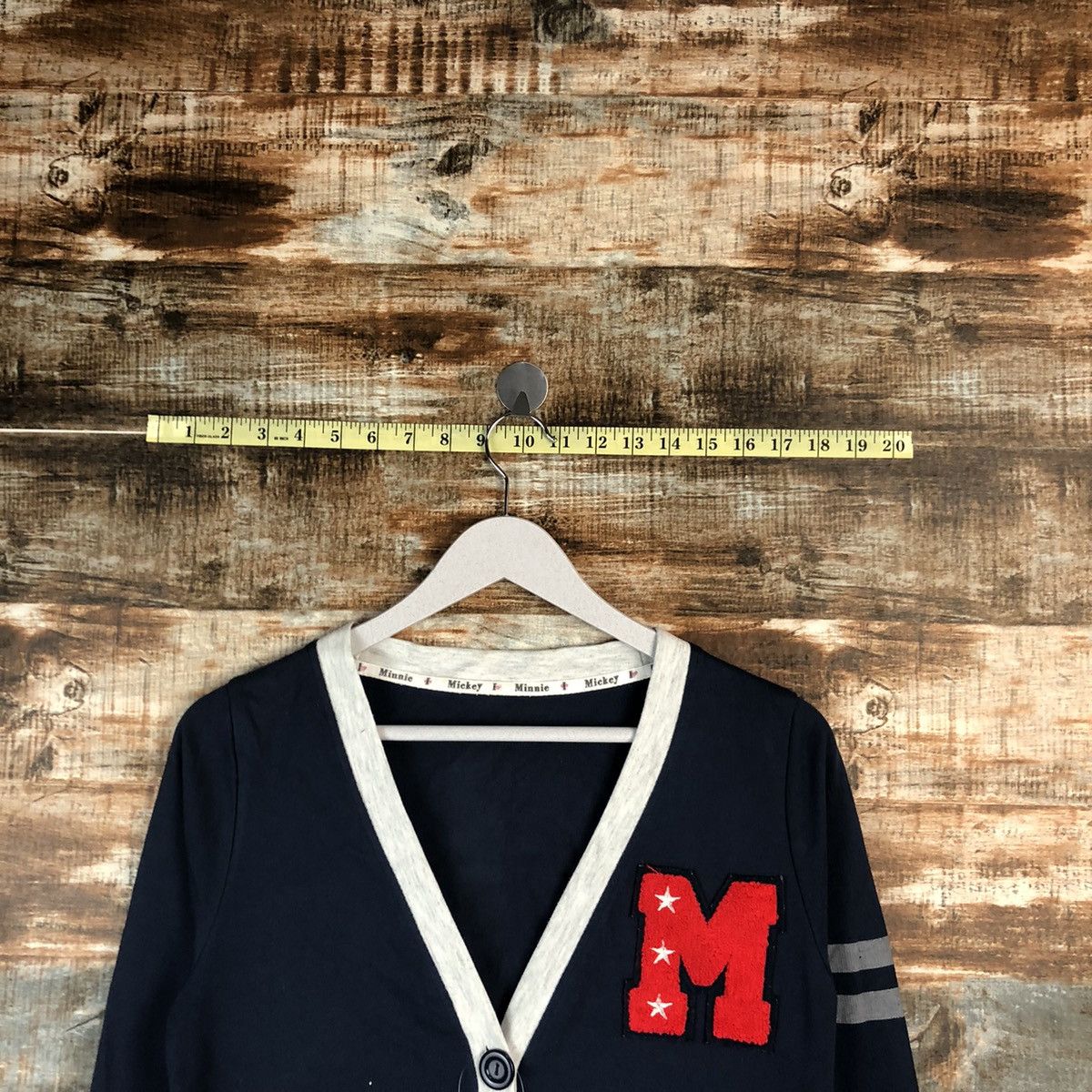 Disney × Mickey Mouse Mickey Mouse Dark Blue Cardigan Knitwear #A1577 Size S / US 4 / IT 40 - 6 Thumbnail