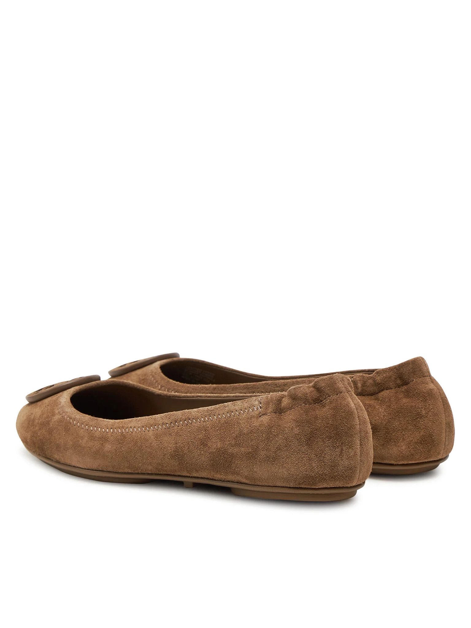 Tory Burch o1s22i1n1024 Suede Ballet Flats in Brown Size US 8 / IT 38 - 3 Thumbnail
