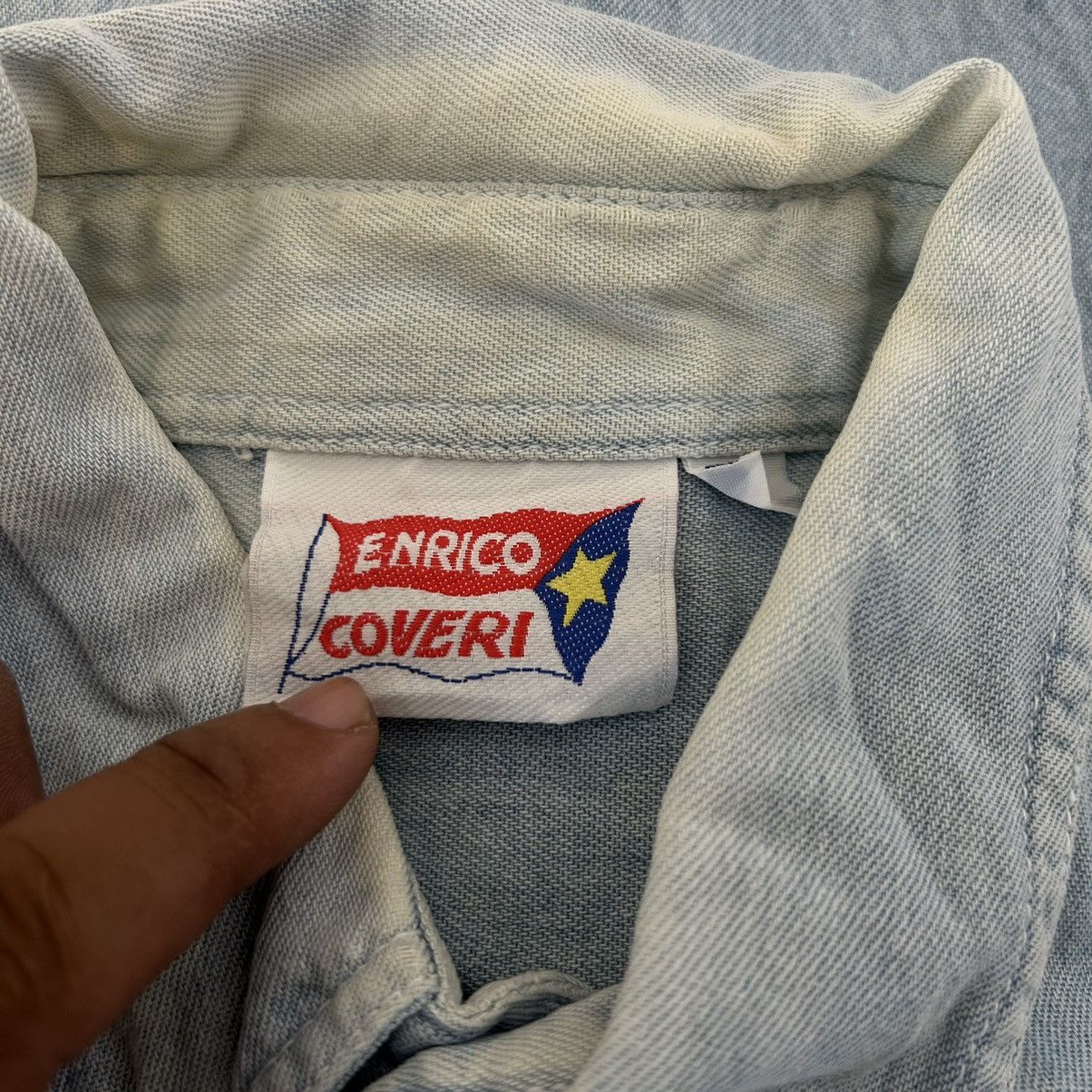Vintage Vintage Enrico Coveri Long Sleeve Button Down Shirt Size US L / EU 52-54 / 3 - 9 Thumbnail