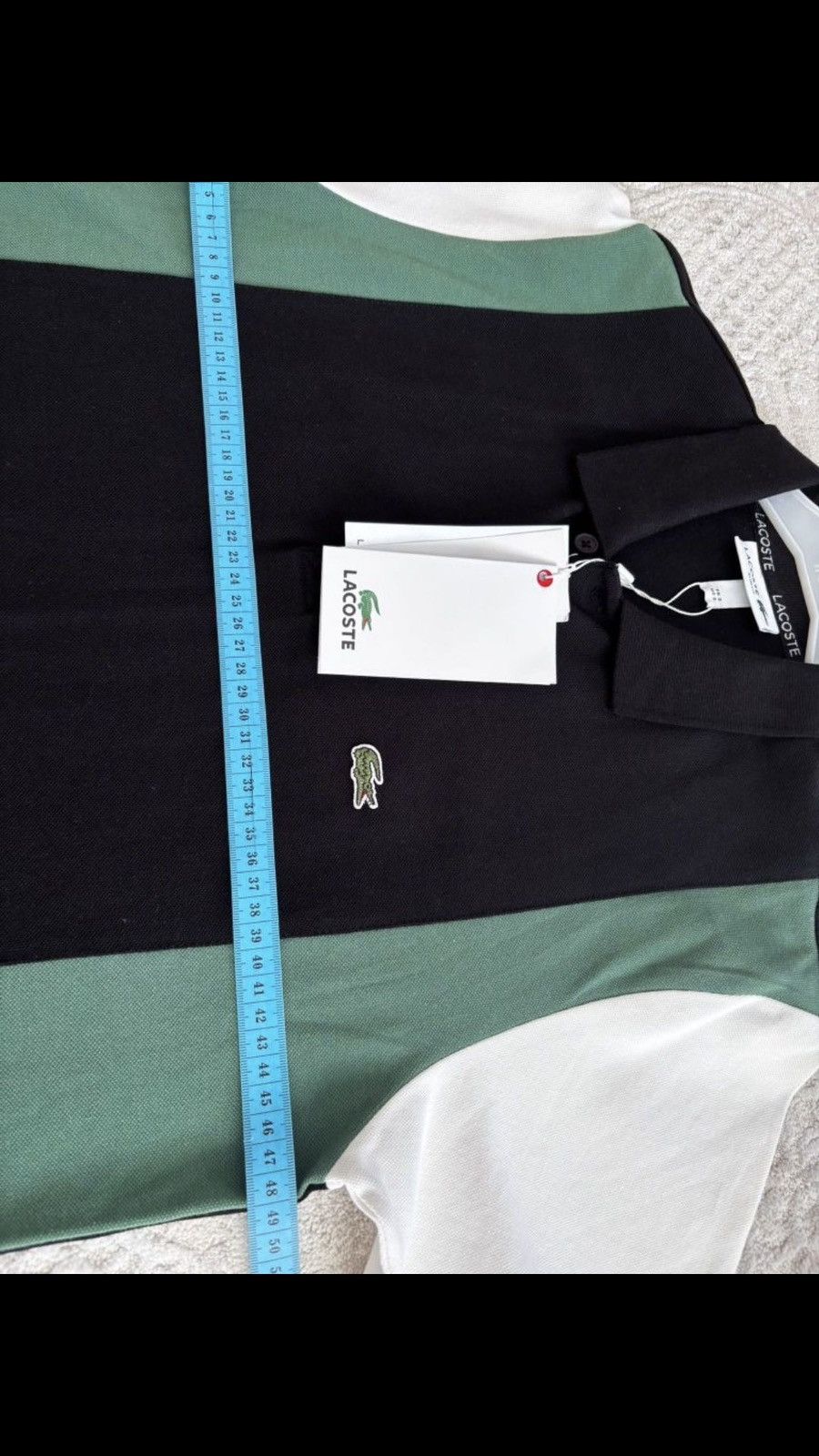 Lacoste Lacoste Colorblock Polo Shirt – Black/Green/White – S Size US S / EU 44-46 / 1 - 5 Thumbnail